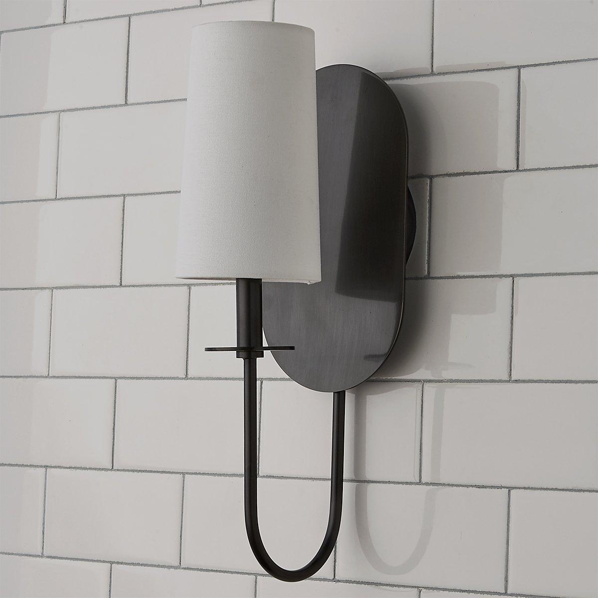 Voloraris Premium Elegance Brass Fabric Wall Lamp - Letslighting