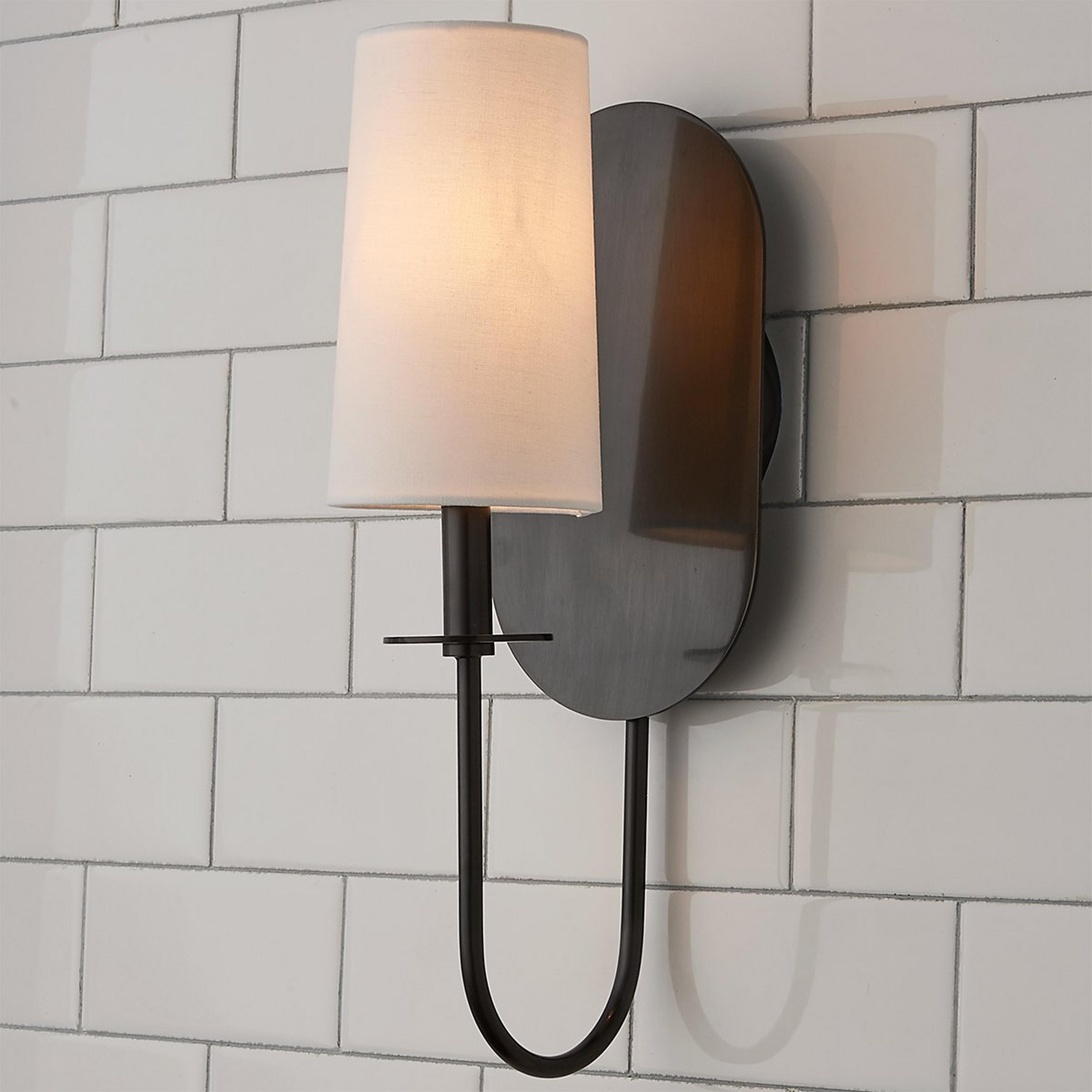 Voloraris Premium Elegance Brass Fabric Wall Lamp - Letslighting