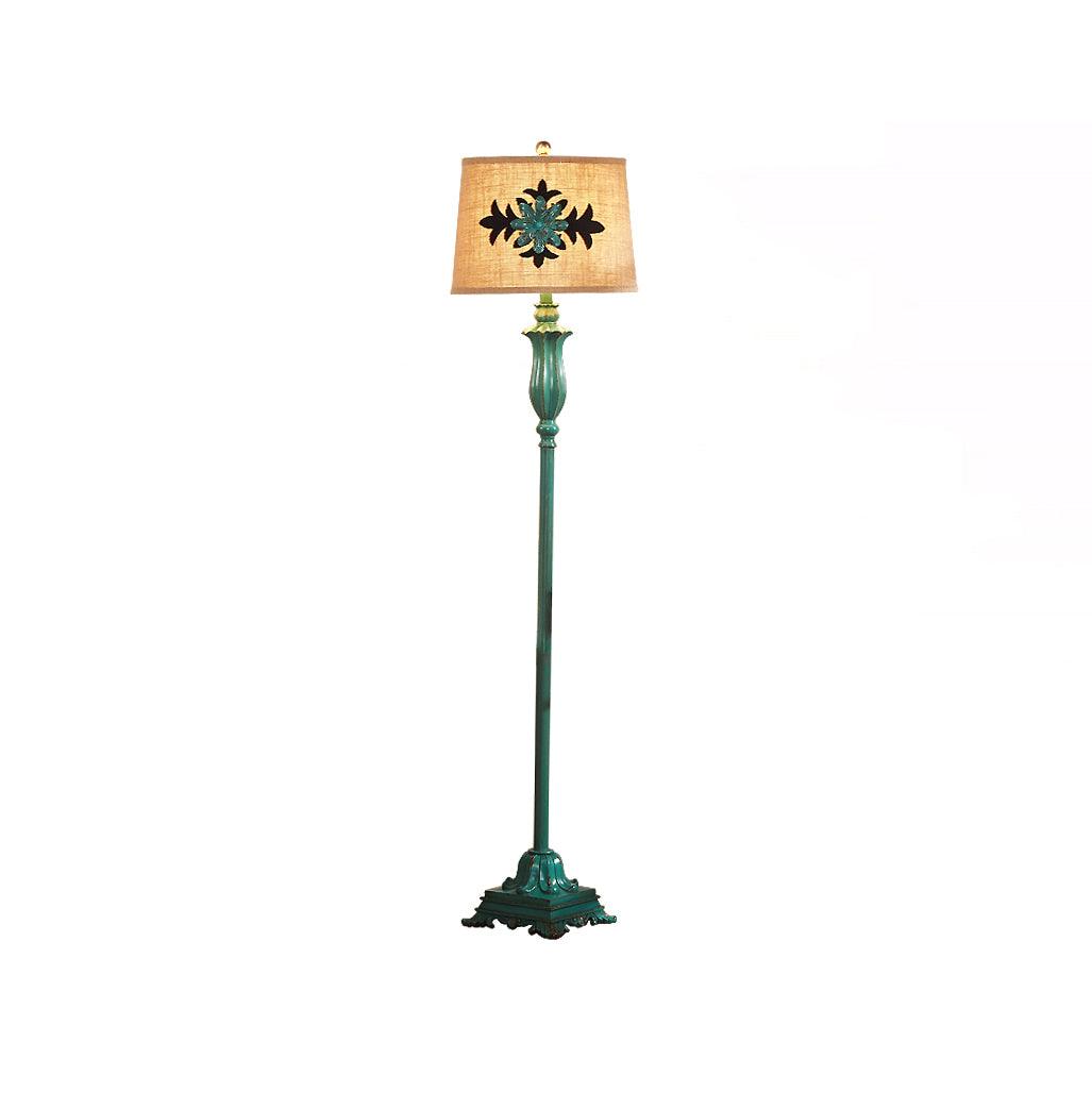 Byron Vintage Resin Floor Lamp - Letslighting