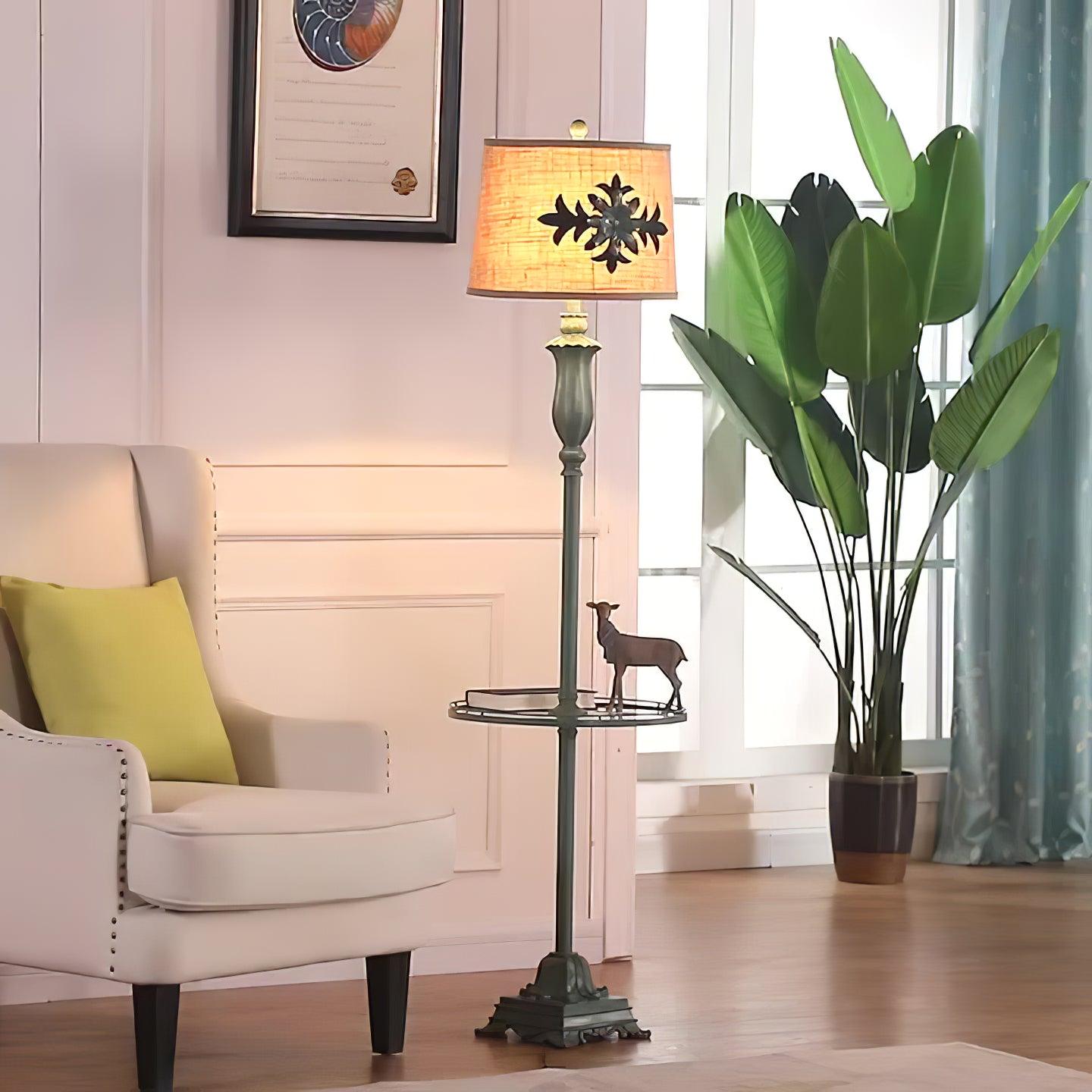 Byron Vintage Resin Floor Lamp - Letslighting