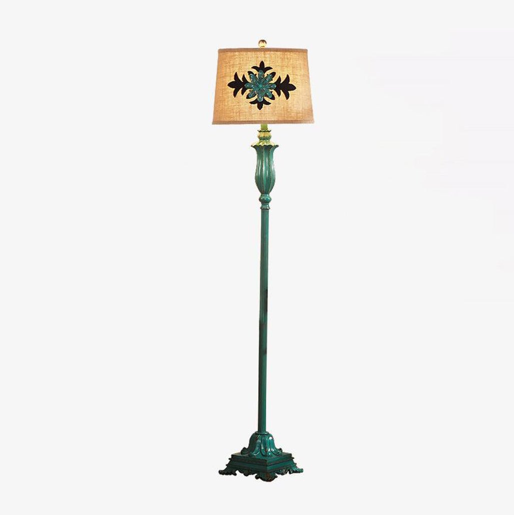 Byron Vintage Resin Floor Lamp - Letslighting