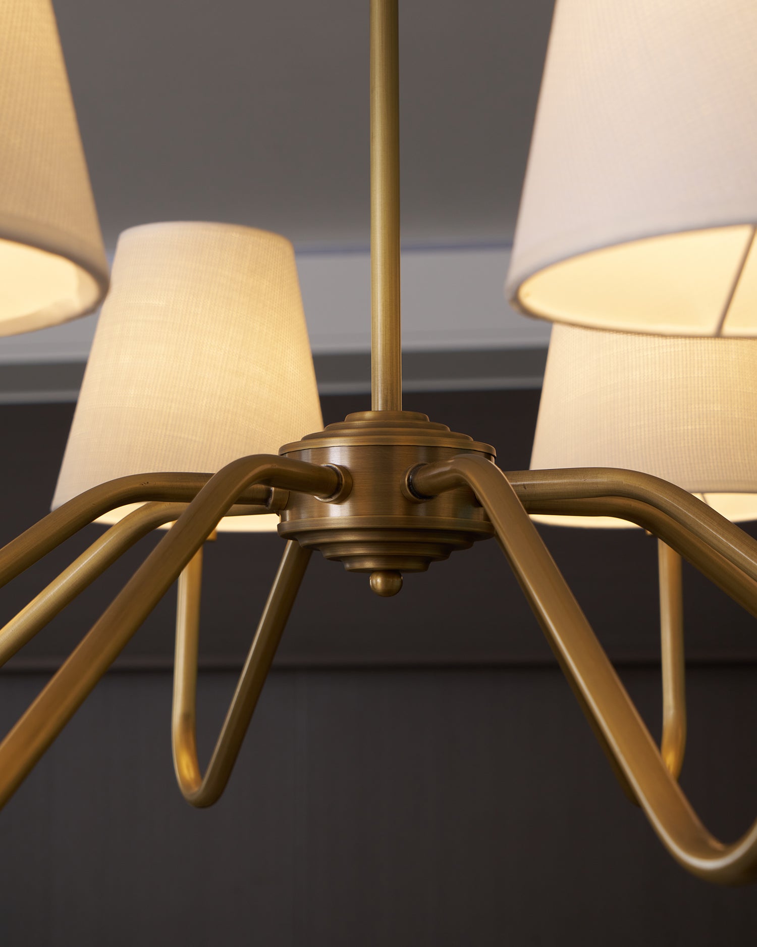 Lassen Chandelier Curved Arms - Letslighting