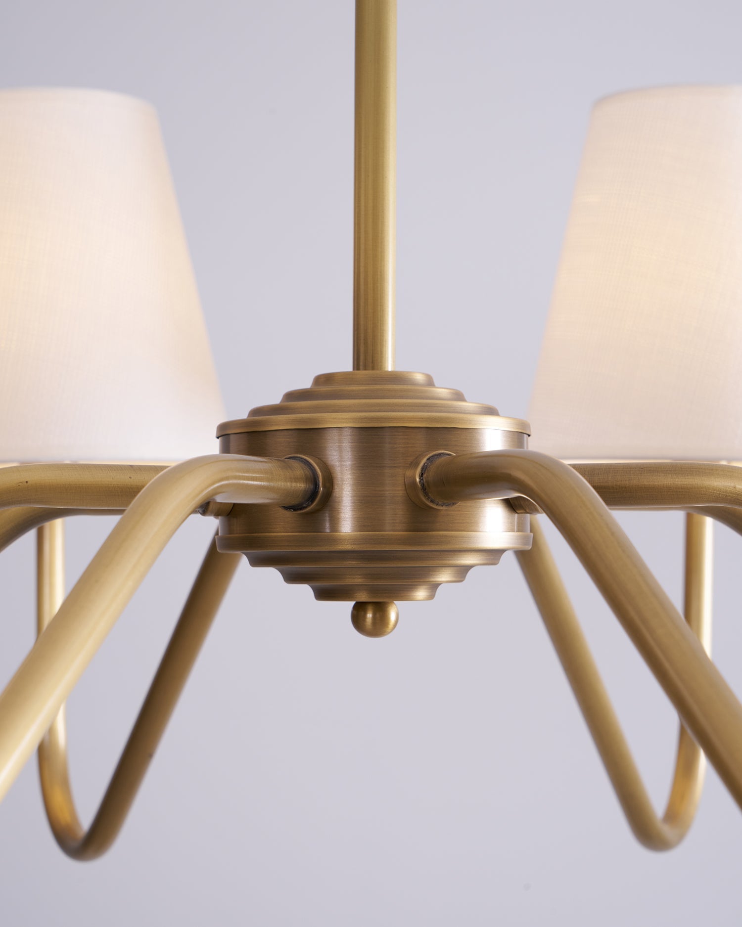 Lassen Chandelier Curved Arms - Letslighting