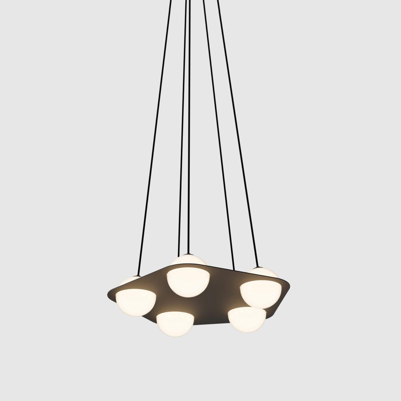 Valentina Black Glass Pendant Lamp - Letslighting