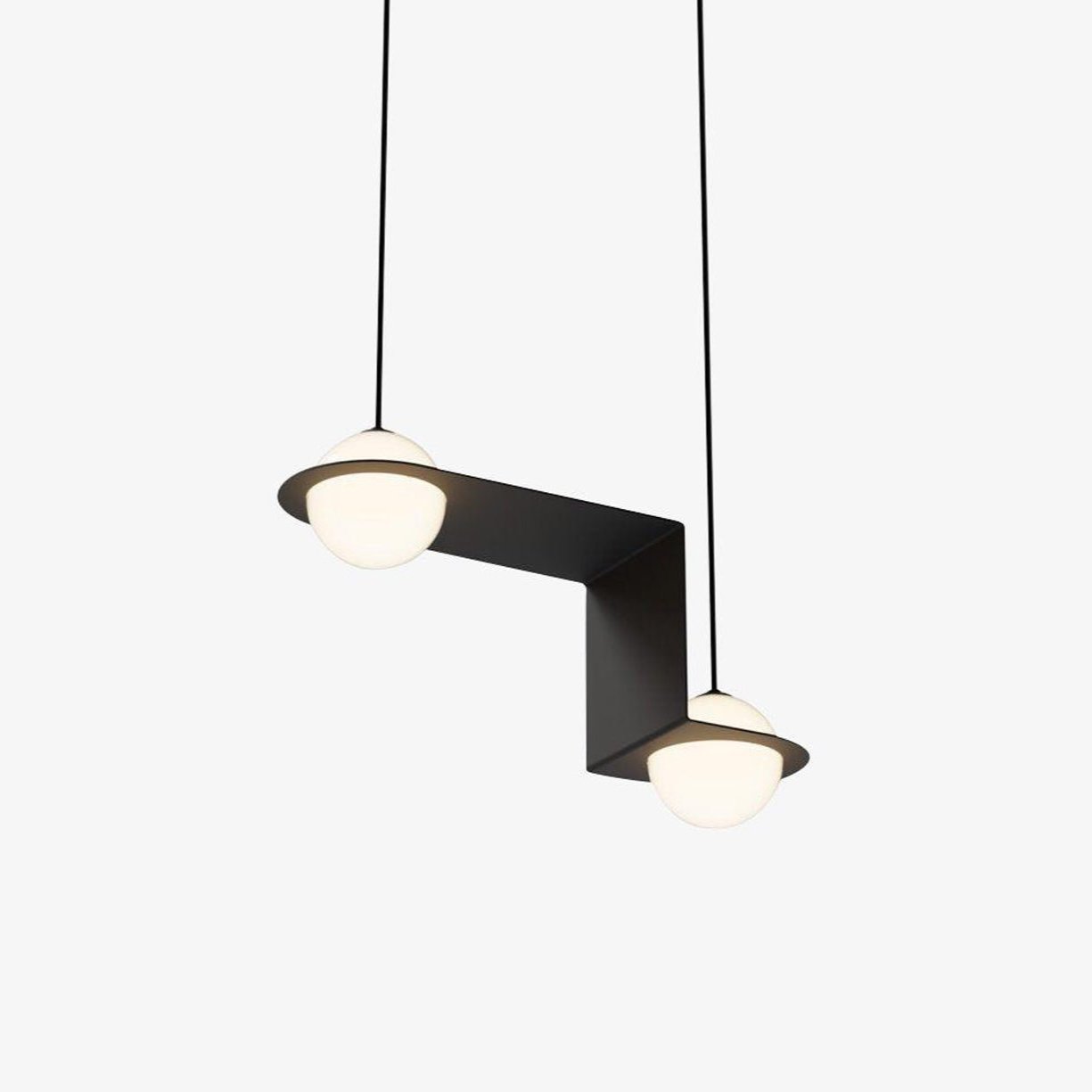 Valentina Black Glass Pendant Lamp - Letslighting