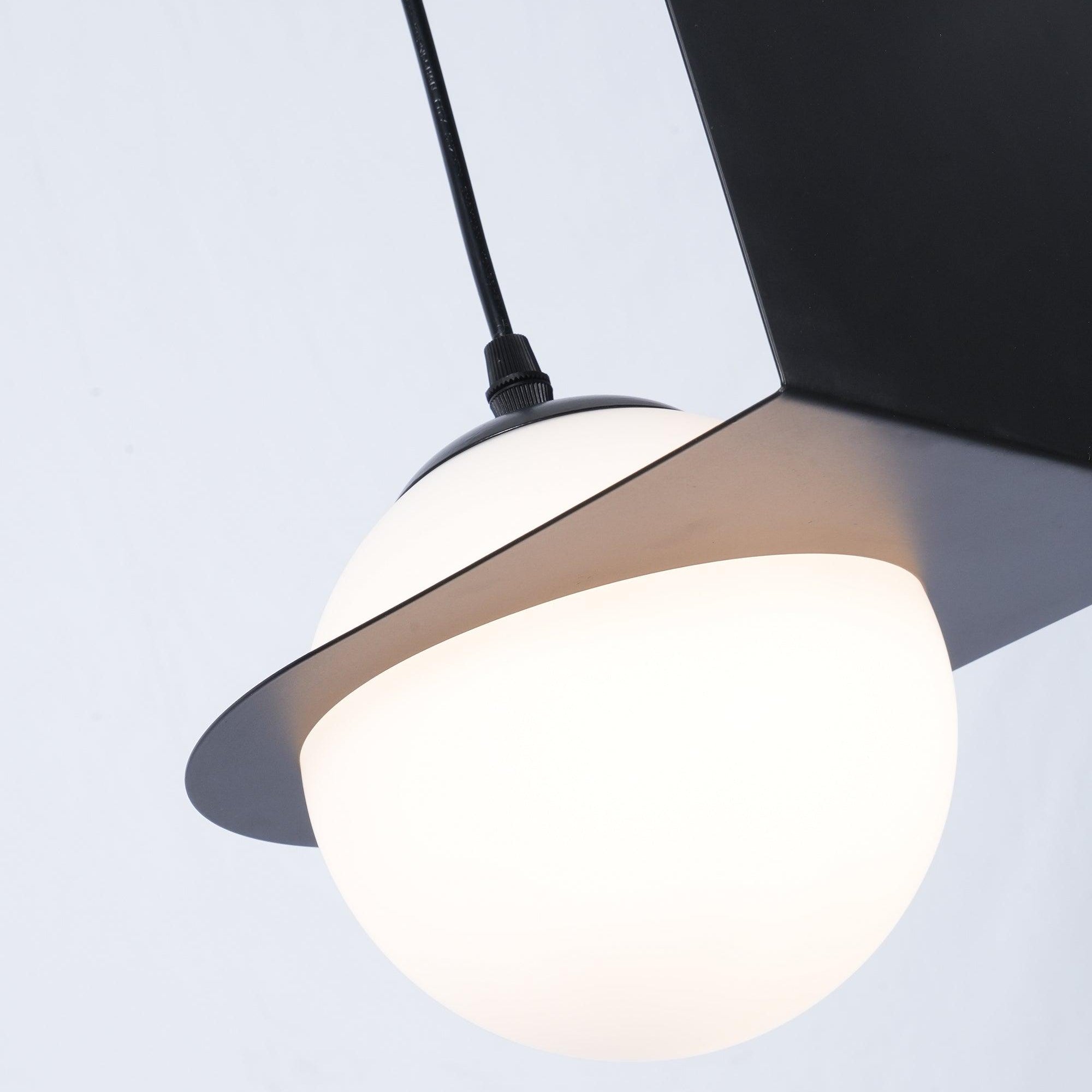 Valentina Black Glass Pendant Lamp - Letslighting
