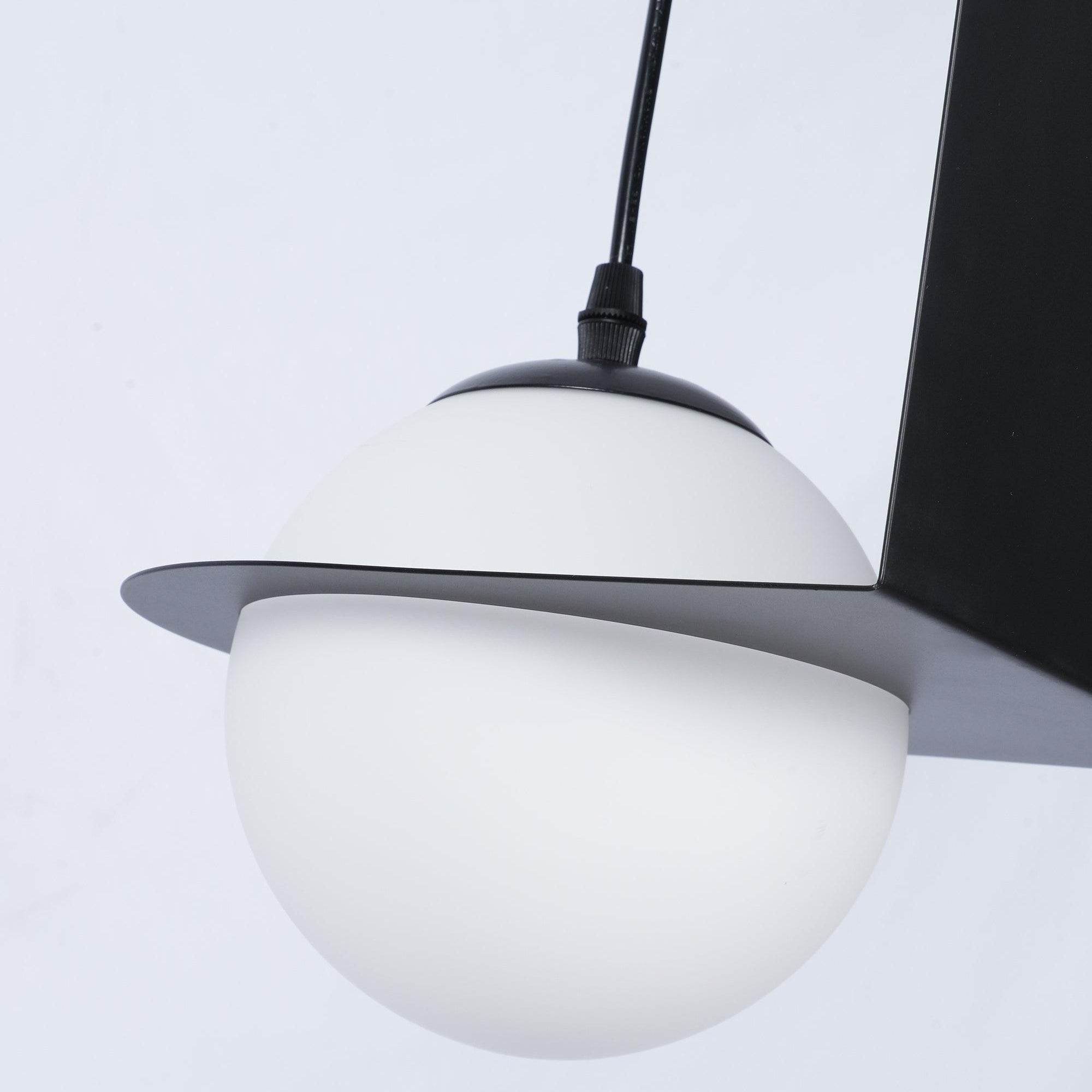 Valentina Black Glass Pendant Lamp - Letslighting