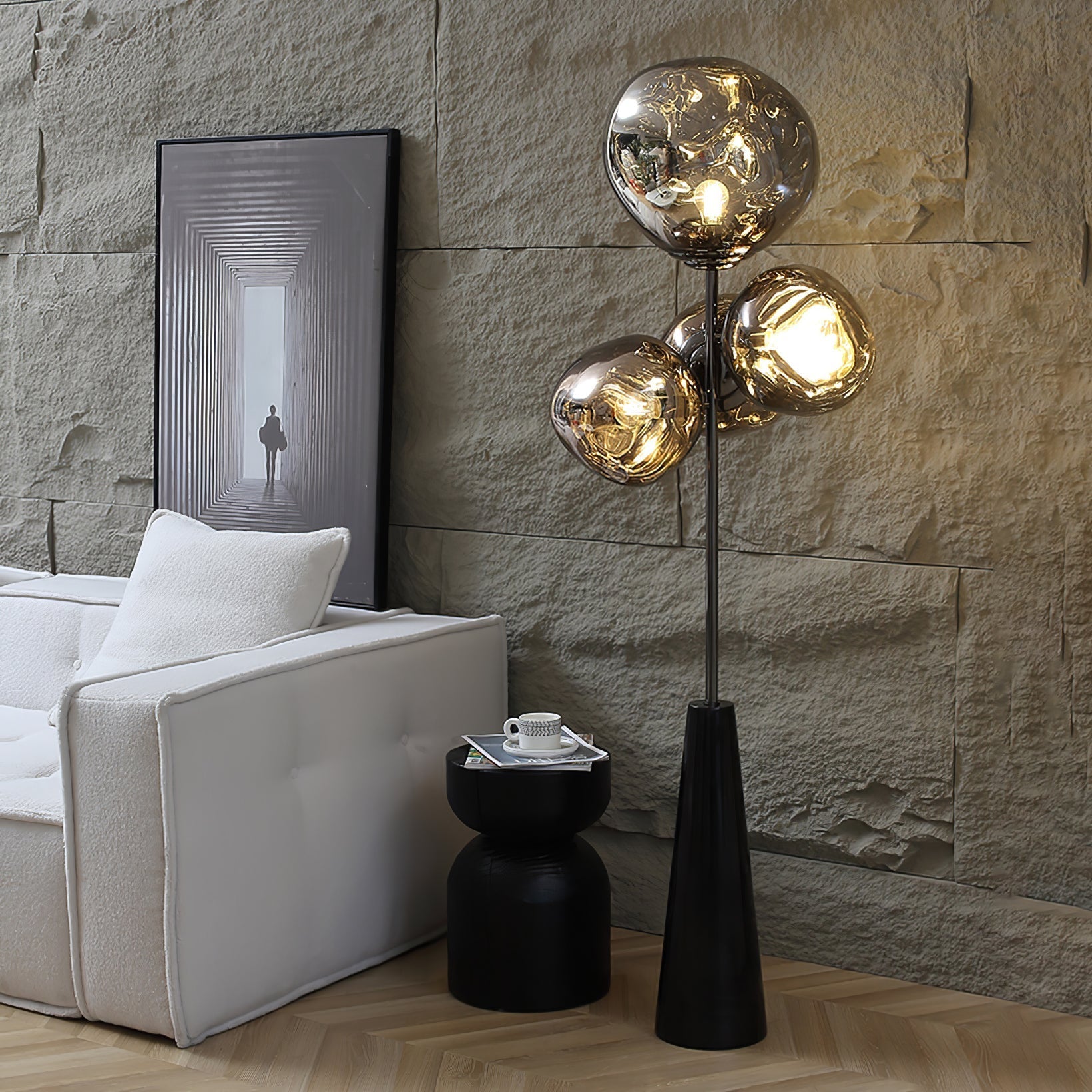 Lance Modern Marble Floor Lamp - Letslighting
