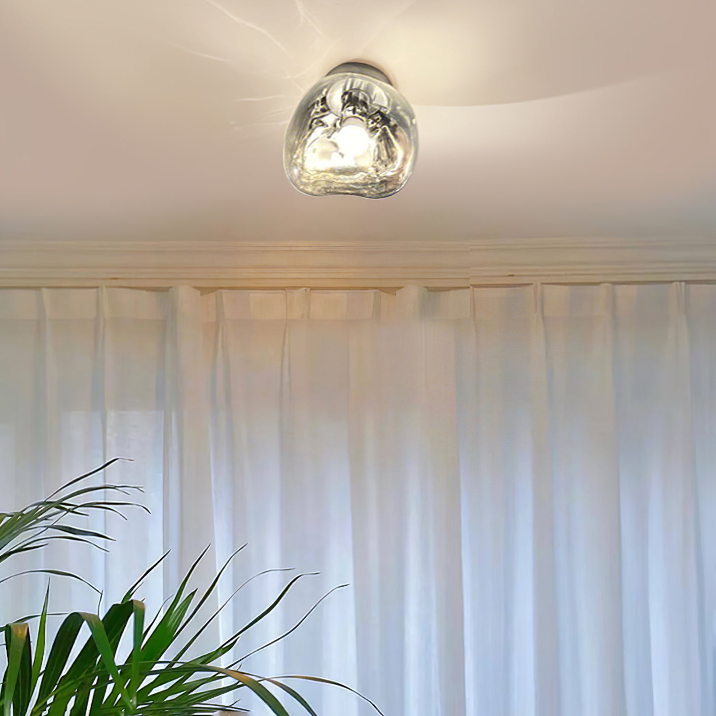 Auden Amber Glass Wall Lamp - Letslighting