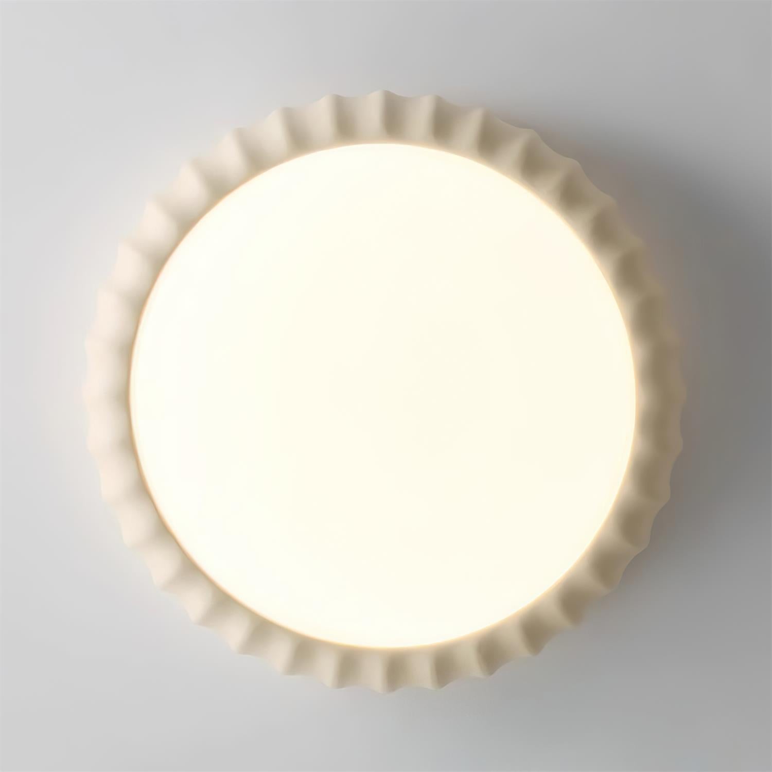 Ceiling Light Soft Green Resin Minimalist Flush Mount Modern - Letslighting