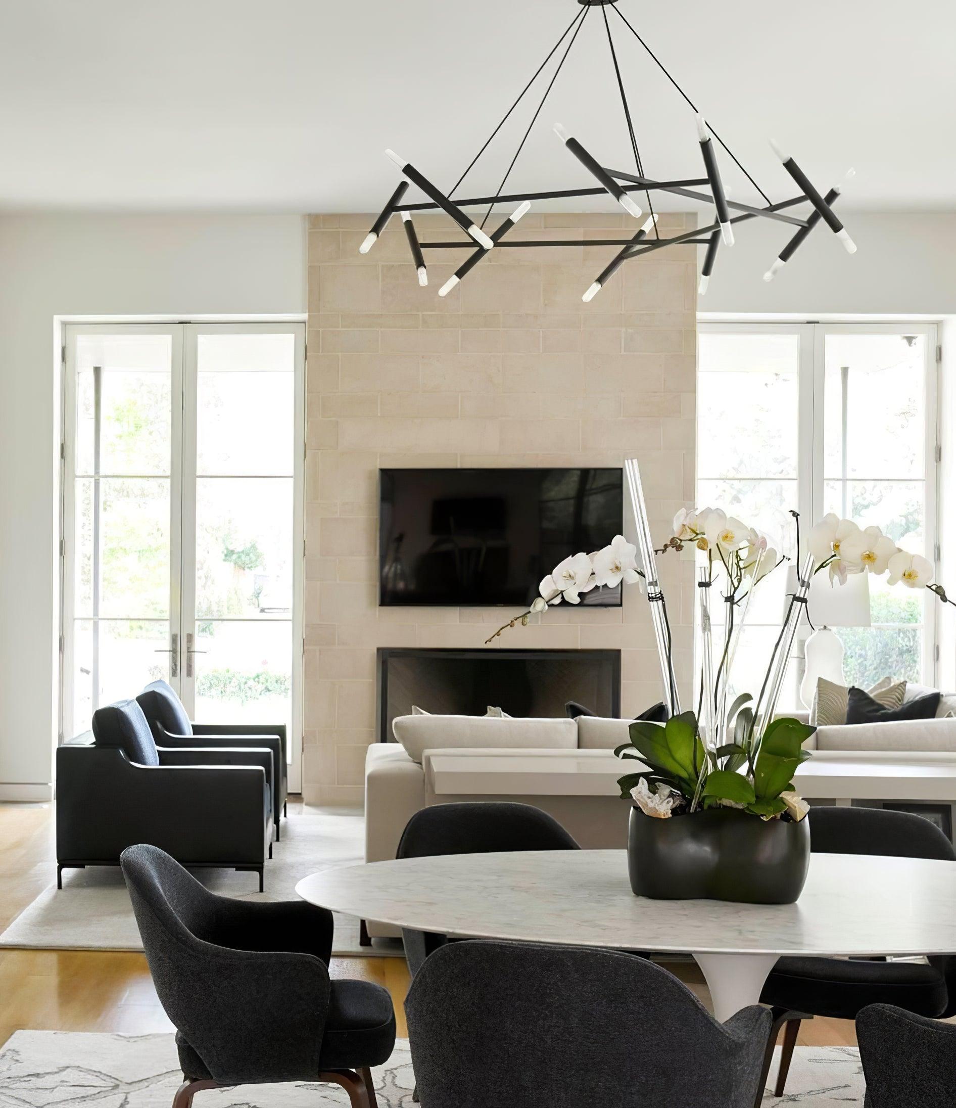 Astra Modern Brass Chandelier - Letslighting