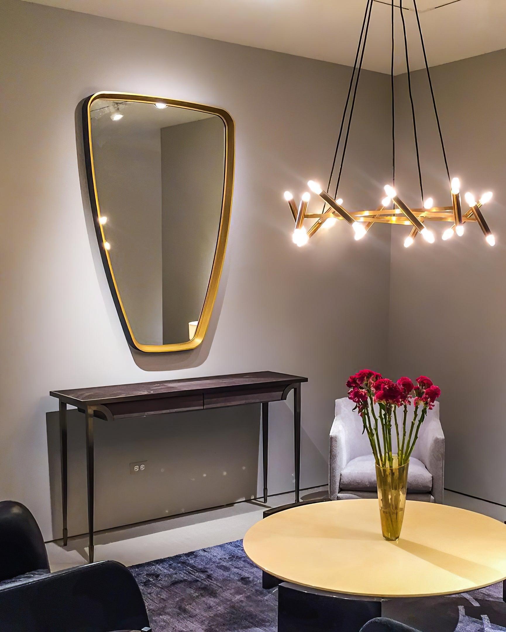 Astra Modern Brass Chandelier - Letslighting