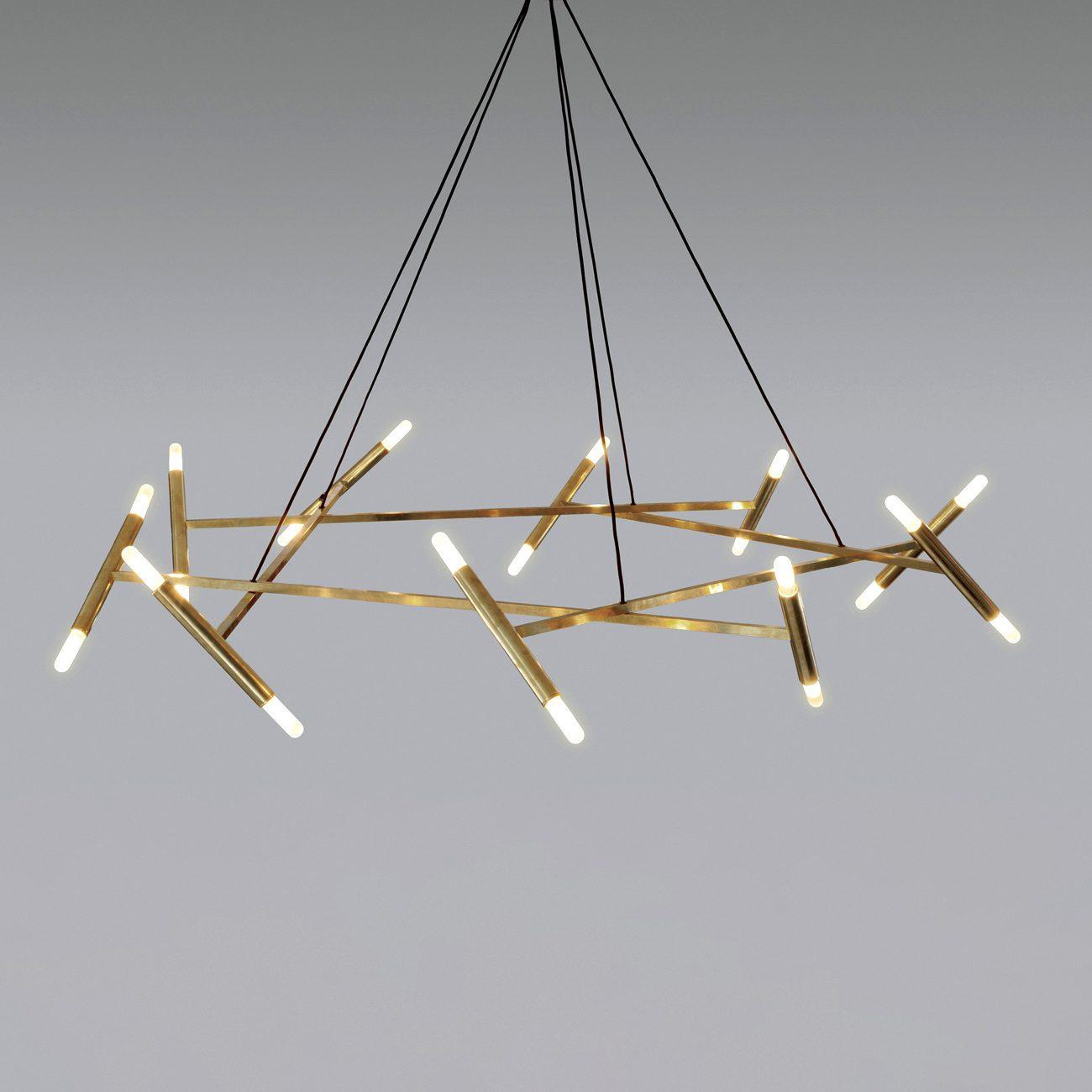Astra Modern Brass Chandelier - Letslighting
