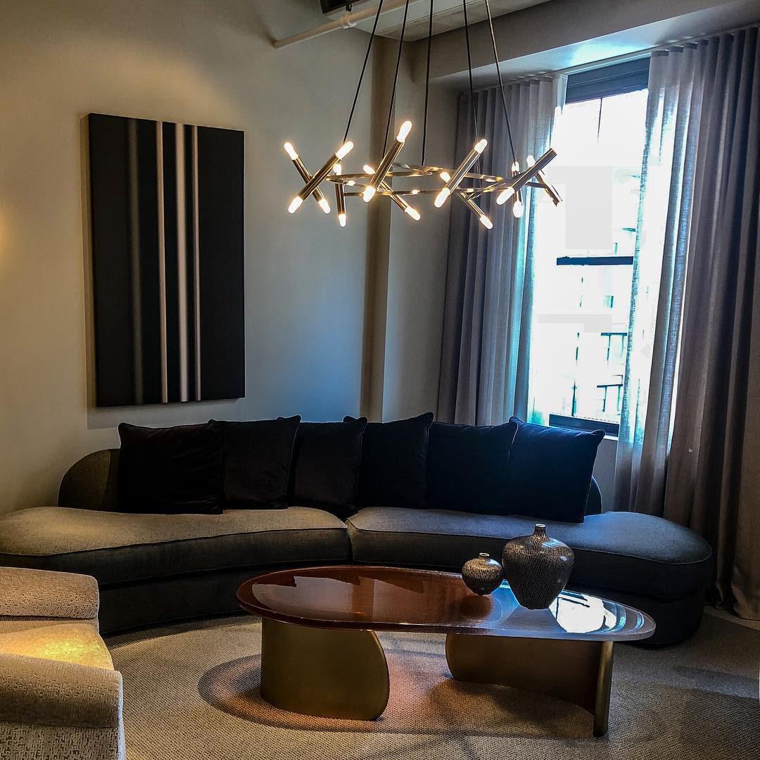 Astra Modern Brass Chandelier - Letslighting