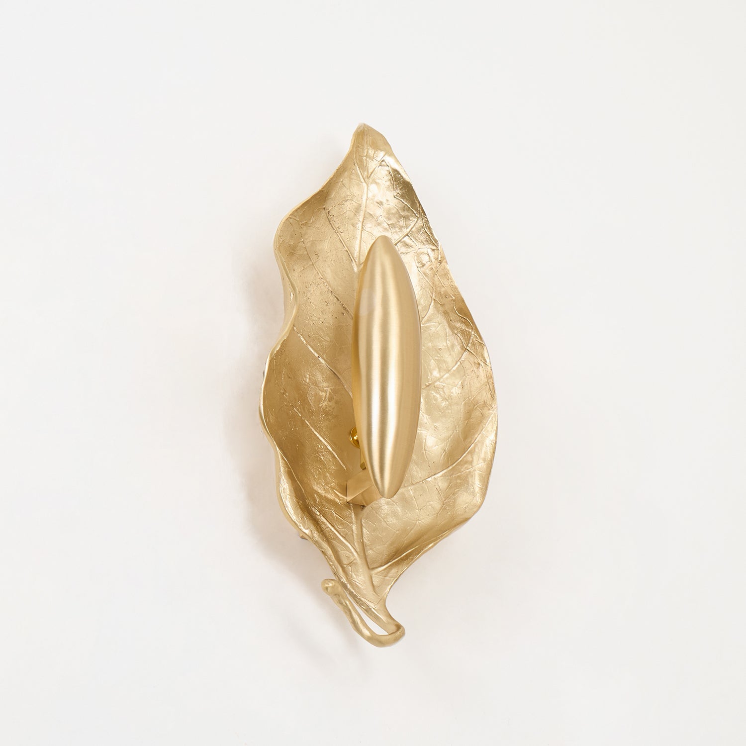 Evraee Nordic Art Leaf Brass Wall Lamp - Letslighting