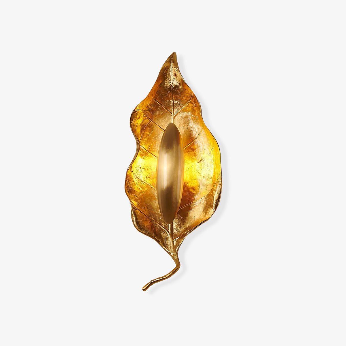 Evraee Nordic Art Leaf Brass Wall Lamp - Letslighting