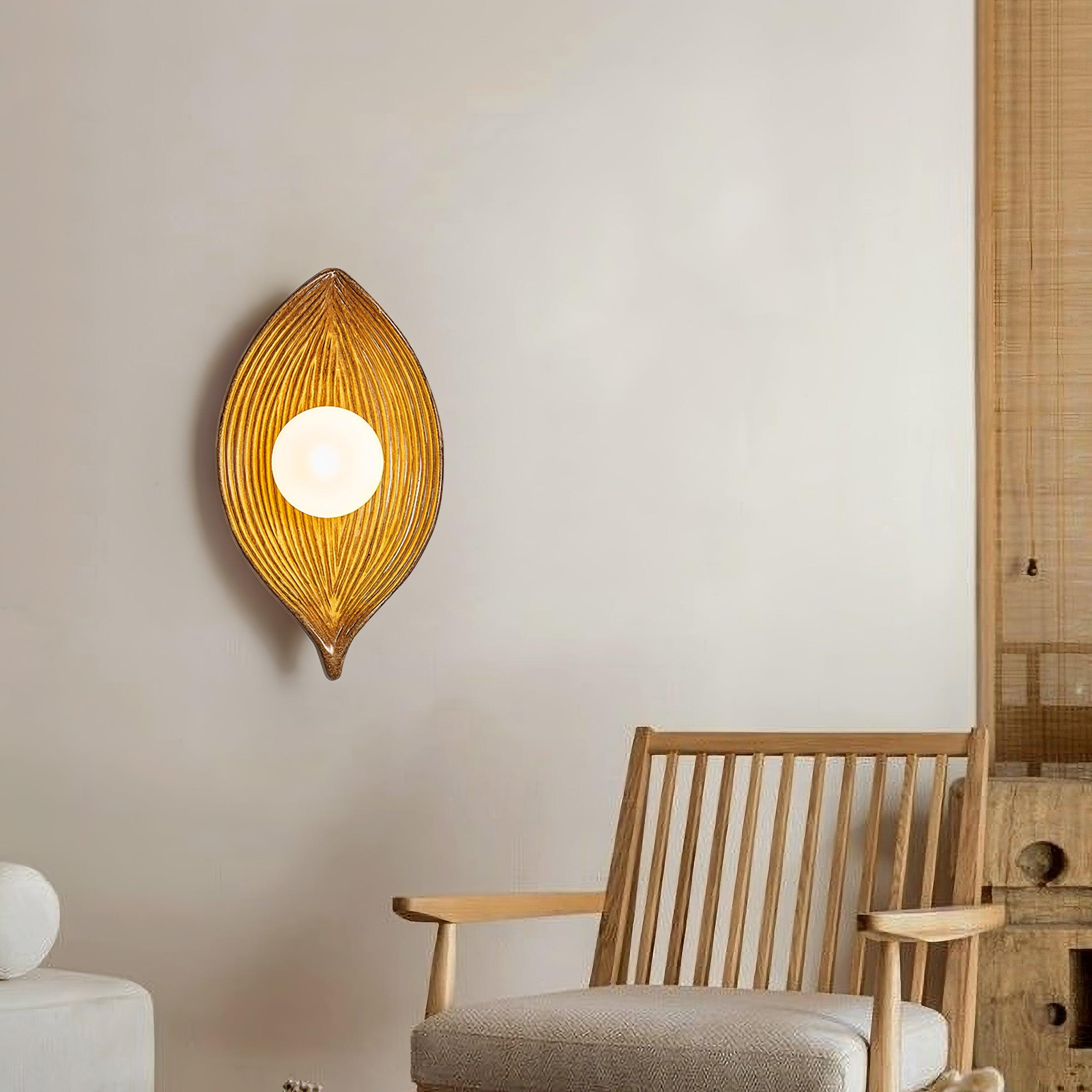 Zotalisra Leaf Canoe Resin Sconce Wall lamp - Letslighting