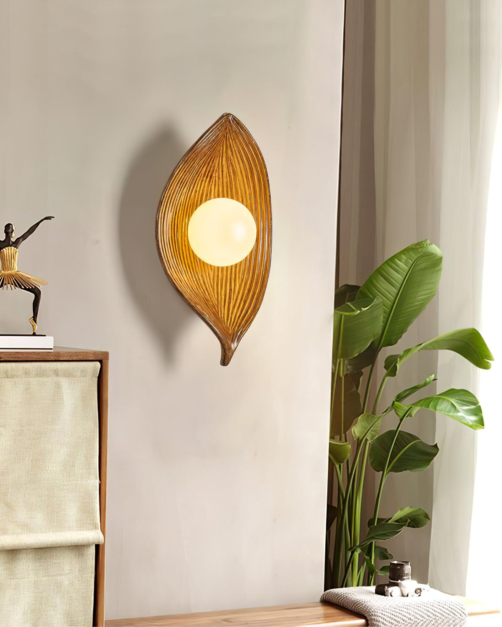 Zotalisra Leaf Canoe Resin Sconce Wall lamp - Letslighting