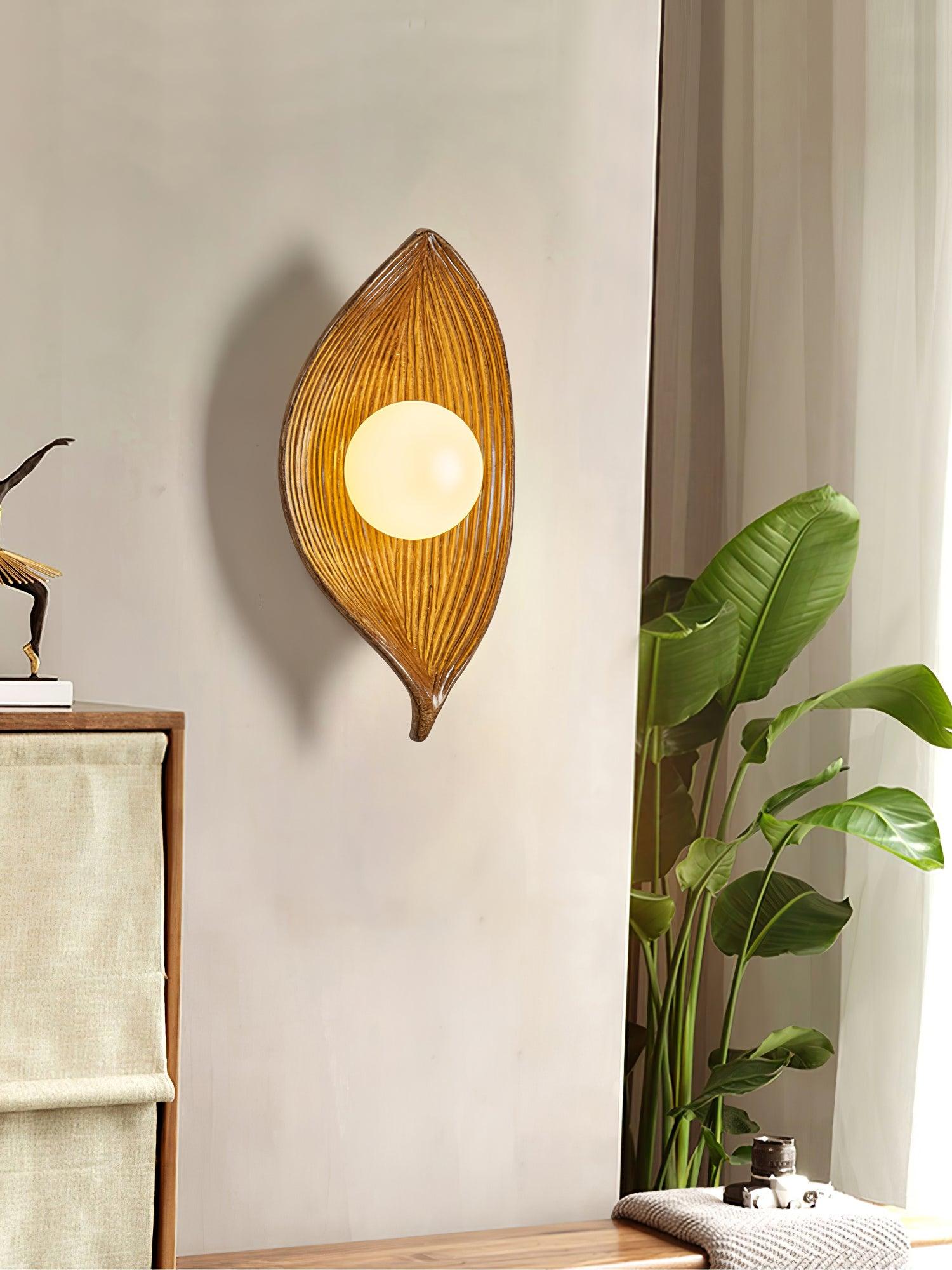 Zotalisra Leaf Canoe Resin Sconce Wall lamp - Letslighting