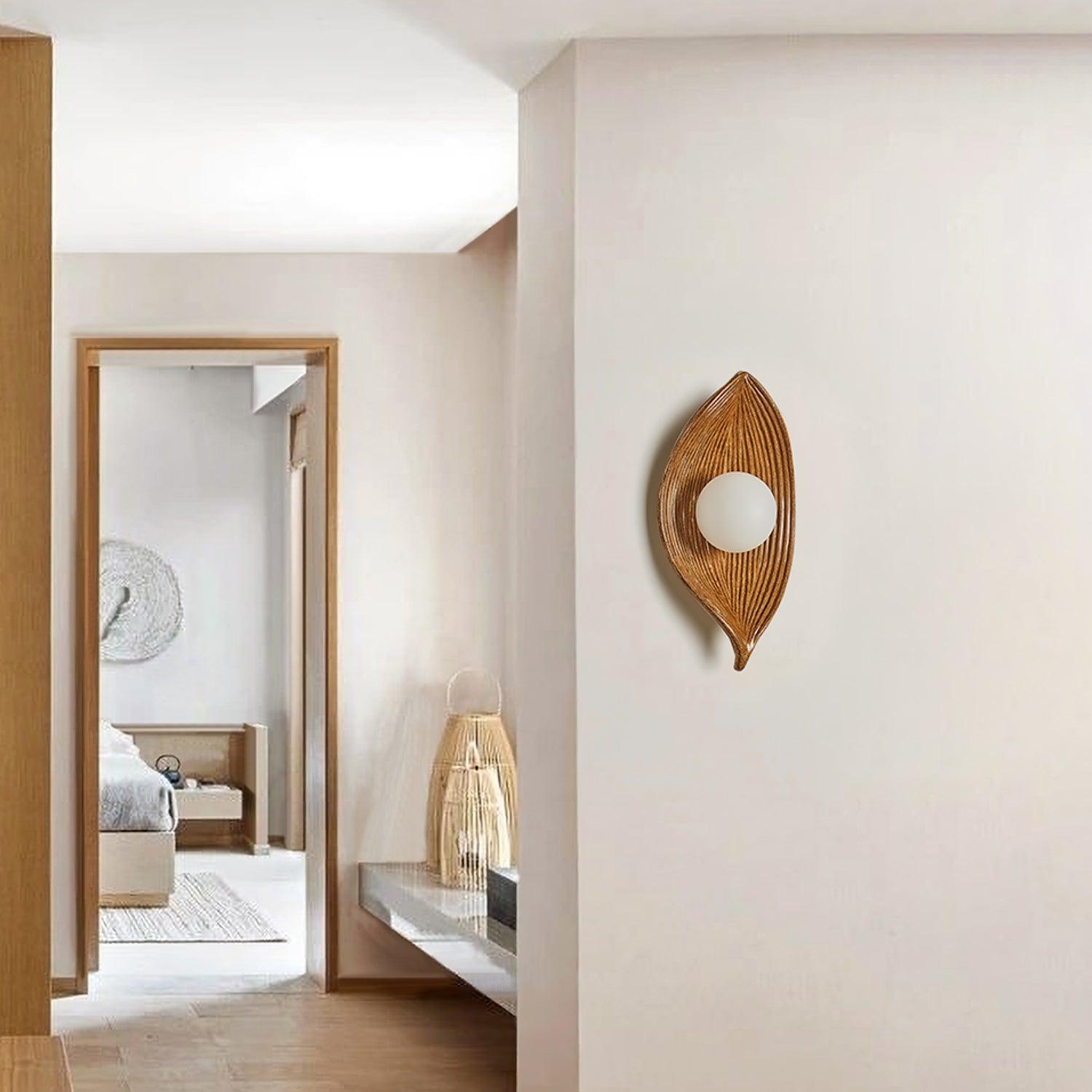 Zotalisra Leaf Canoe Resin Sconce Wall lamp - Letslighting