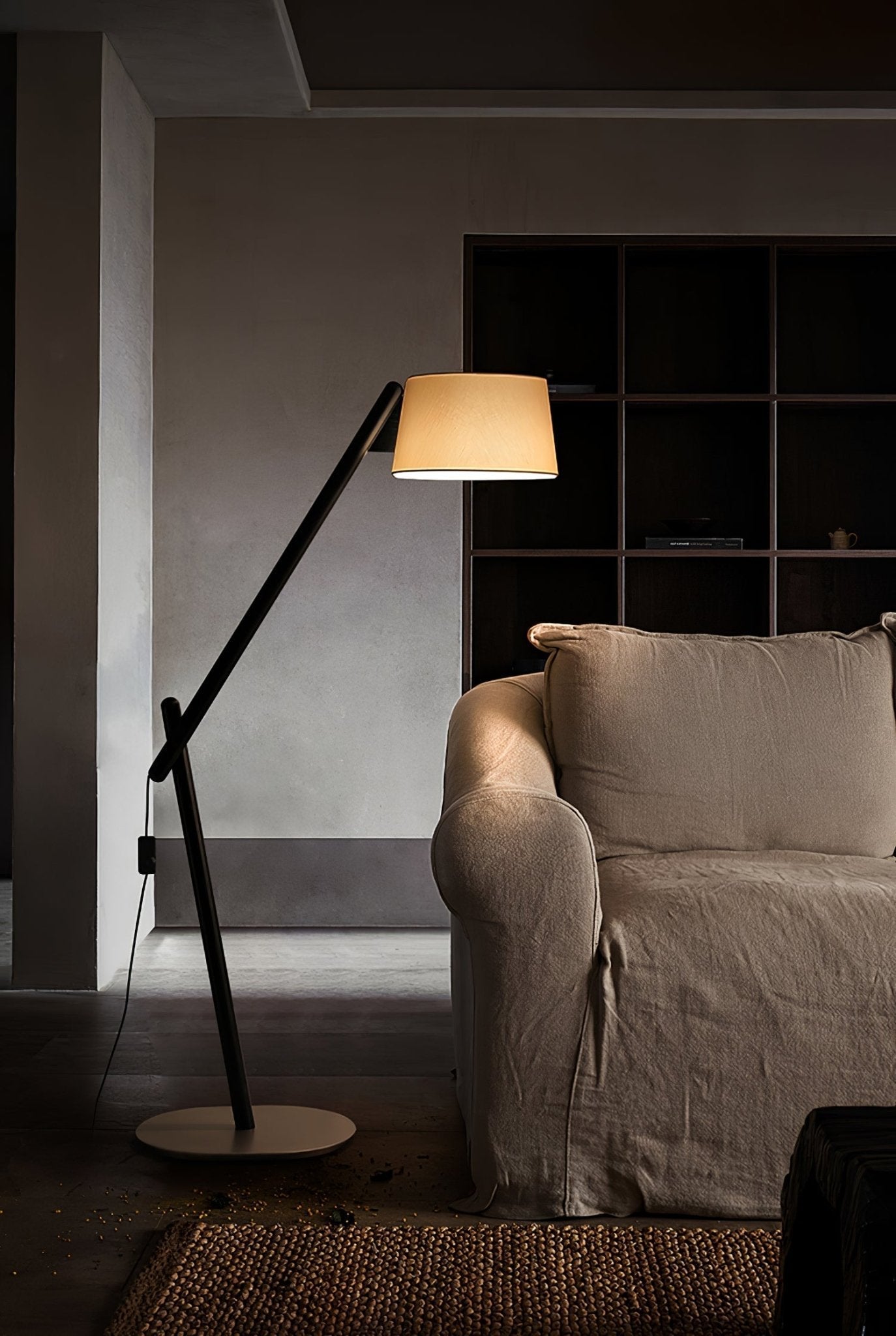 Cethar Scandinavian Fabric Floor Lamp - Letslighting