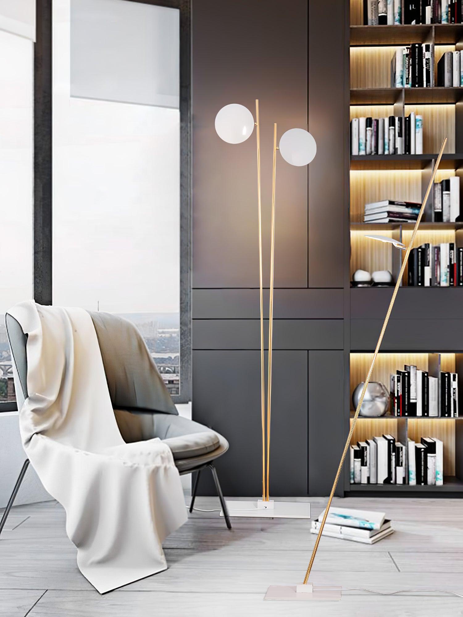 Axial Ray Sculptural Floor Lamp - Letslighting