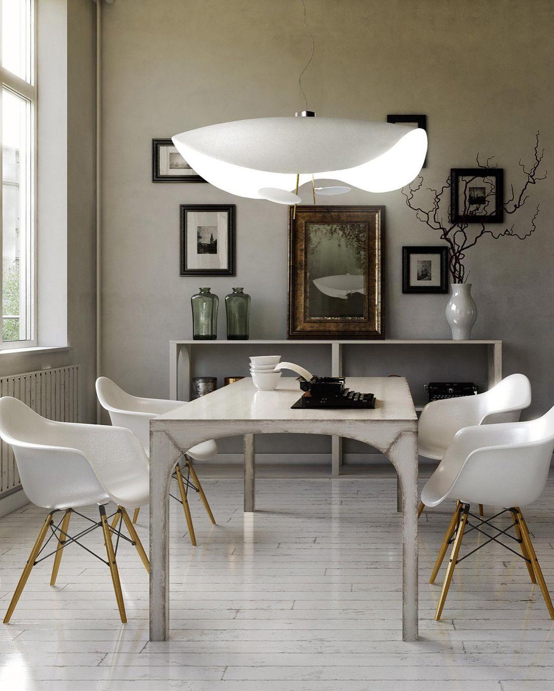 Lustra Pendant Lamp Black Gold Curved Shade - Letslighting