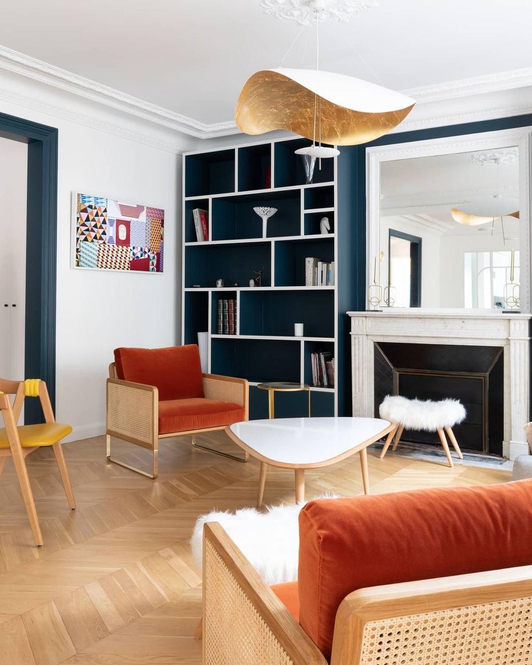 Lustra Pendant Lamp Black Gold Curved Shade - Letslighting
