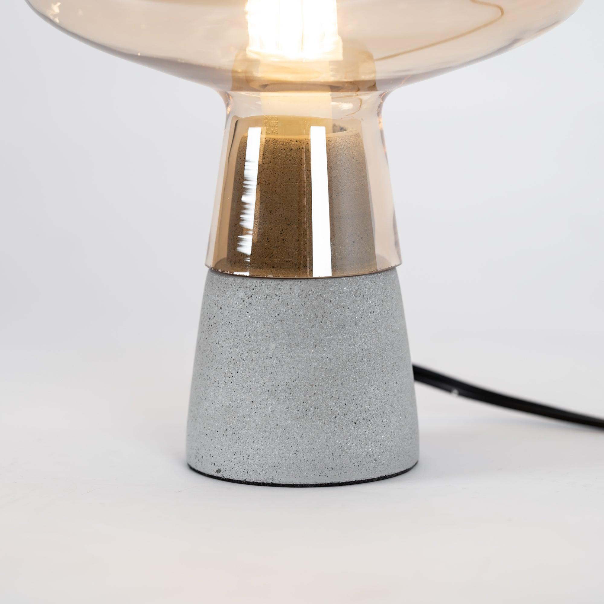 Lydia Minimalist Cement Table Lamp - Letslighting
