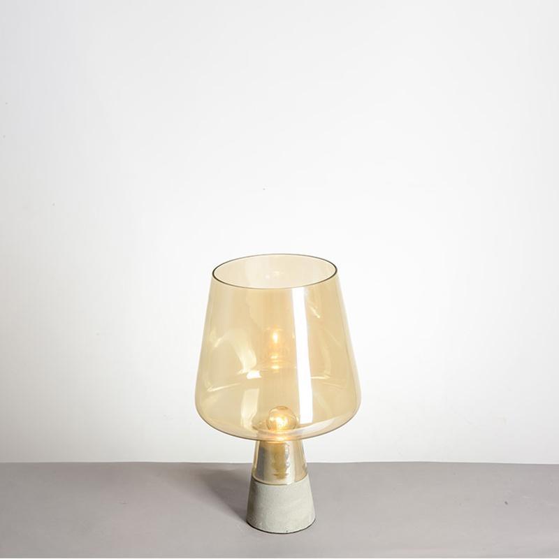 Lydia Minimalist Cement Table Lamp - Letslighting