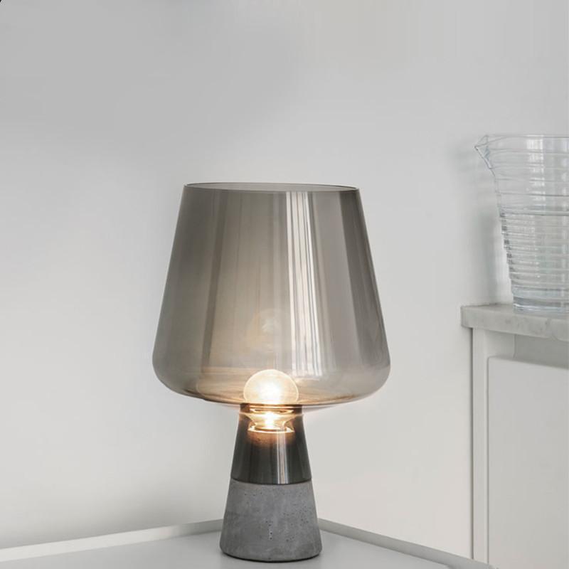Lydia Minimalist Cement Table Lamp - Letslighting