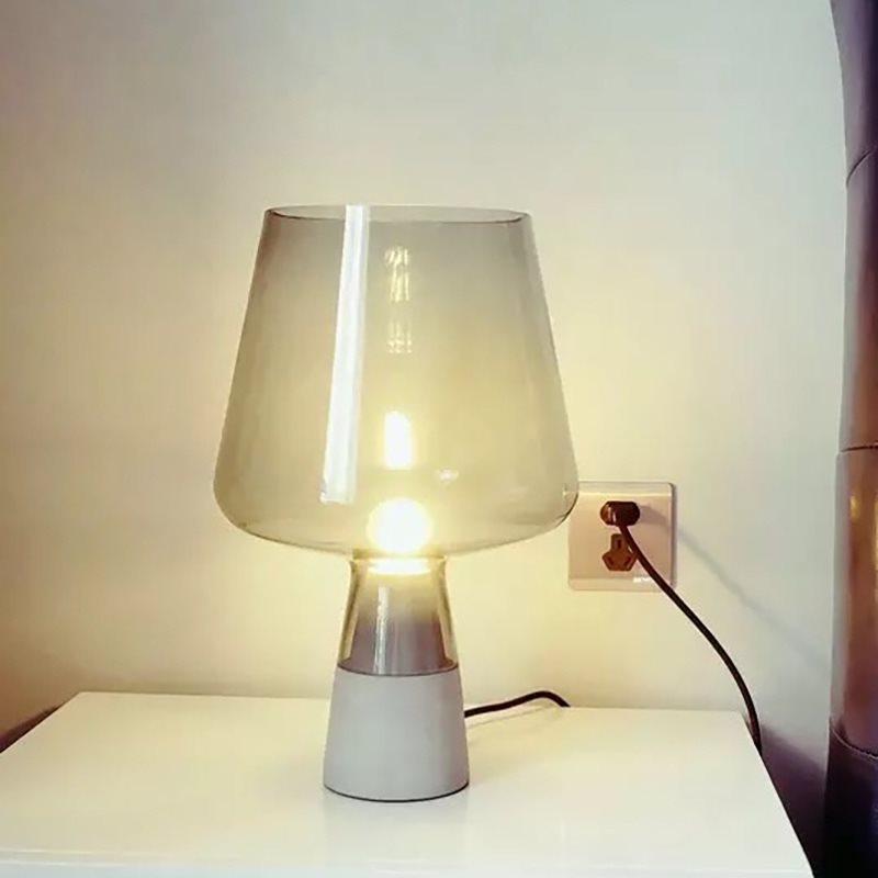 Lydia Minimalist Cement Table Lamp - Letslighting