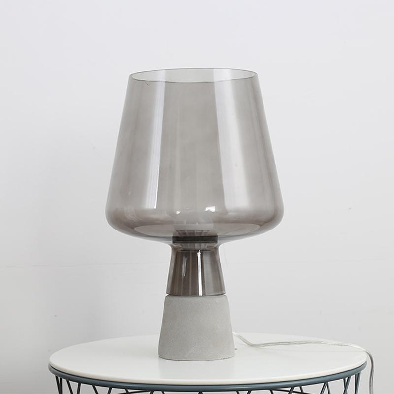 Lydia Minimalist Cement Table Lamp - Letslighting