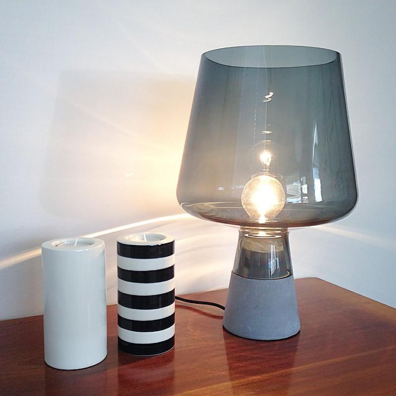 Lydia Minimalist Cement Table Lamp - Letslighting