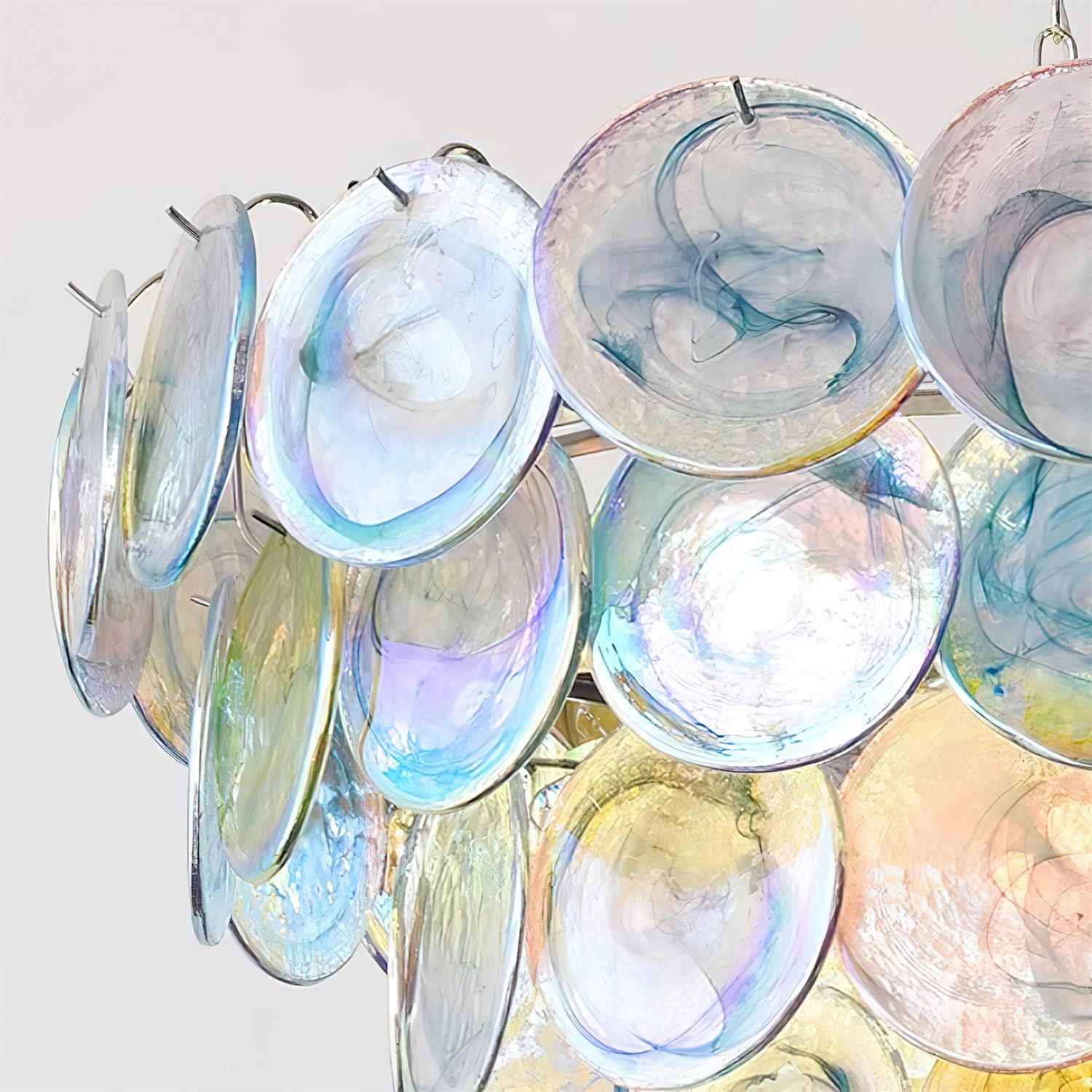 Lelaina Chandelier Hand-Blown Glass Cascade - Letslighting
