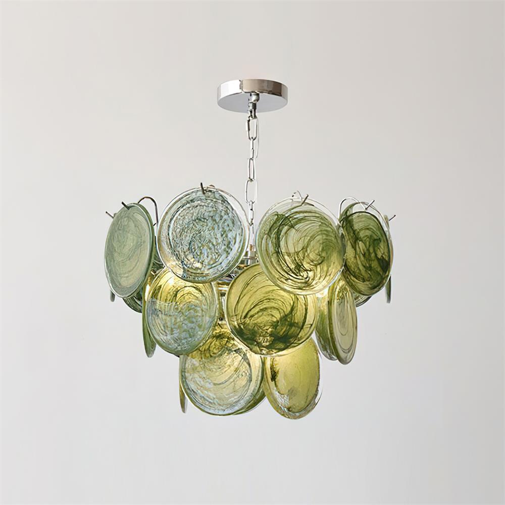 Lelaina Chandelier Hand-Blown Glass Cascade - Letslighting