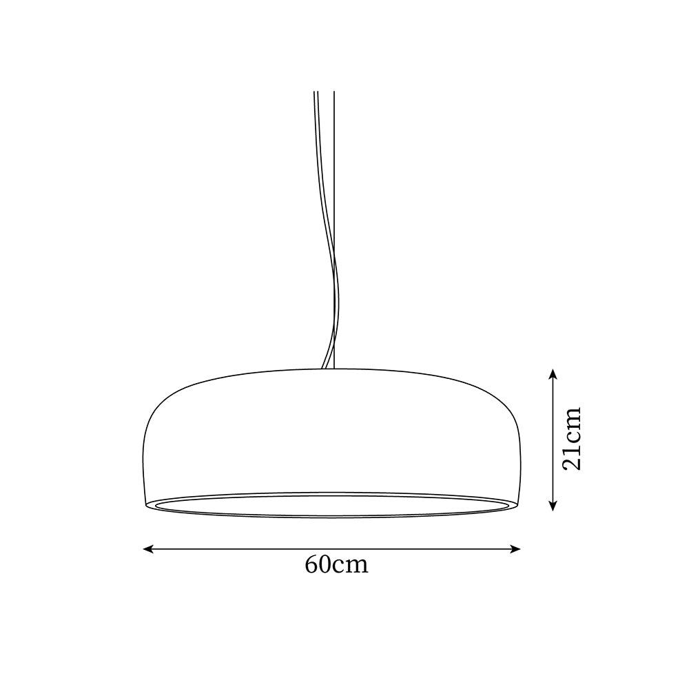 Letifly Pendant Lamp Glossy Black Dome - Letslighting