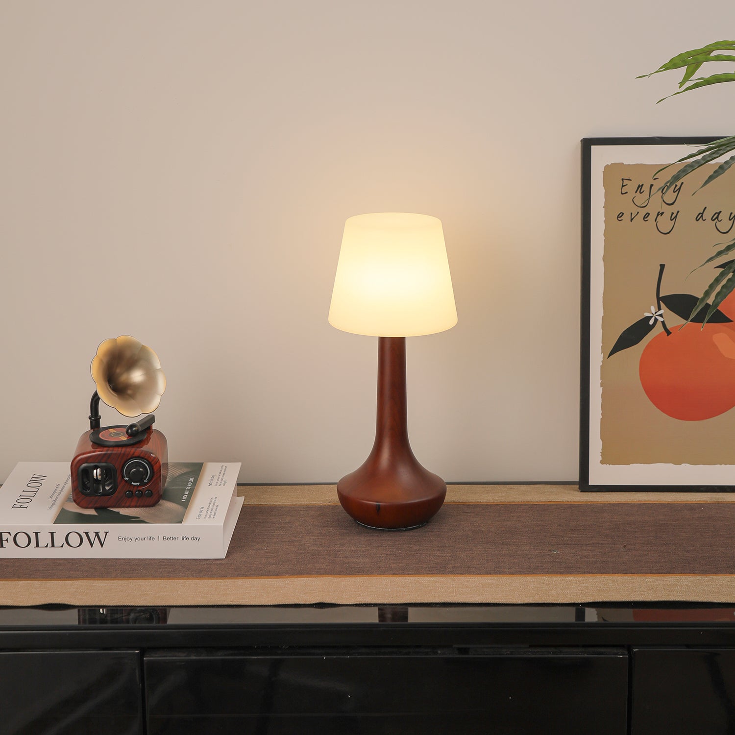 Bello Wooden Retro Table Lamp - Letslighting