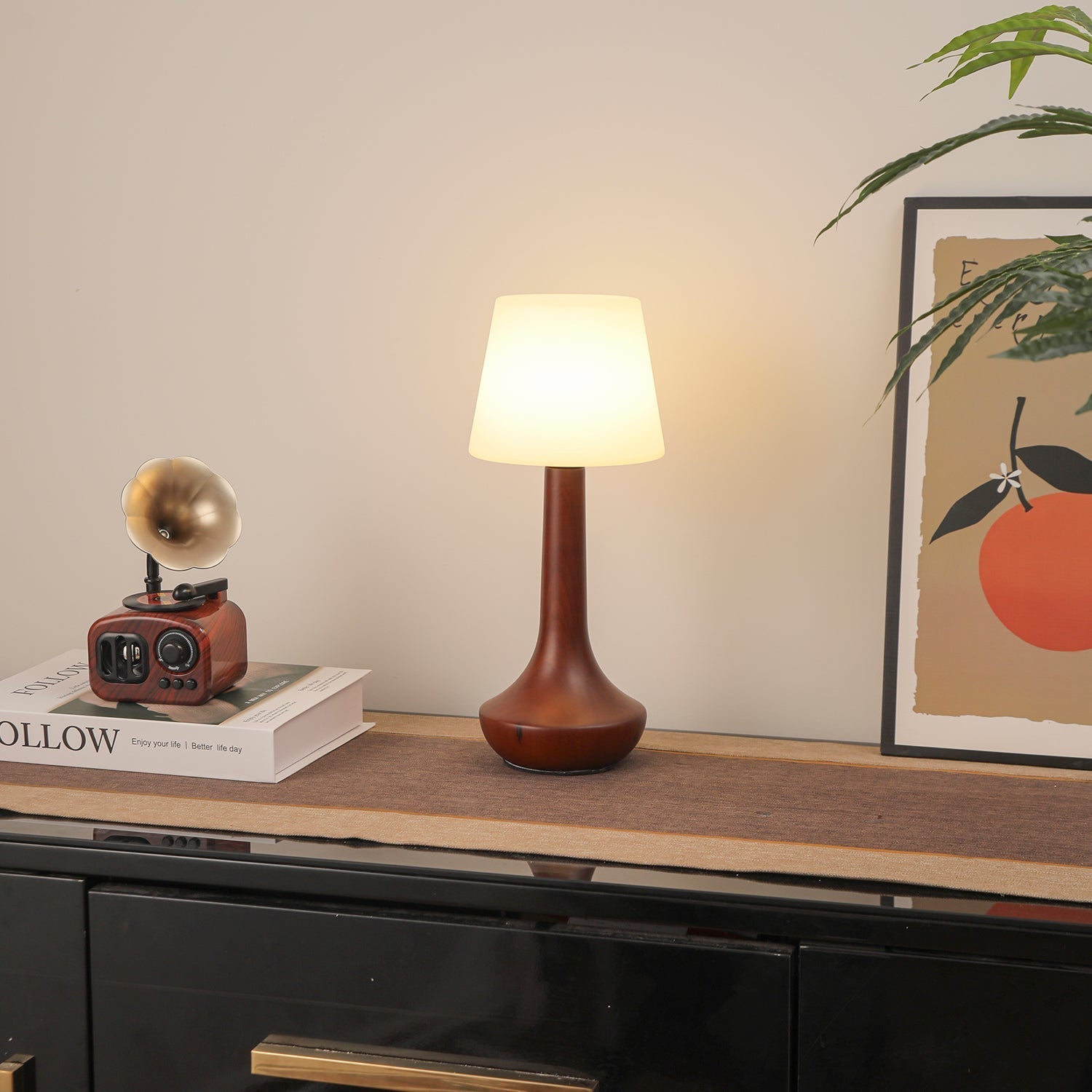 Bello Wooden Retro Table Lamp - Letslighting