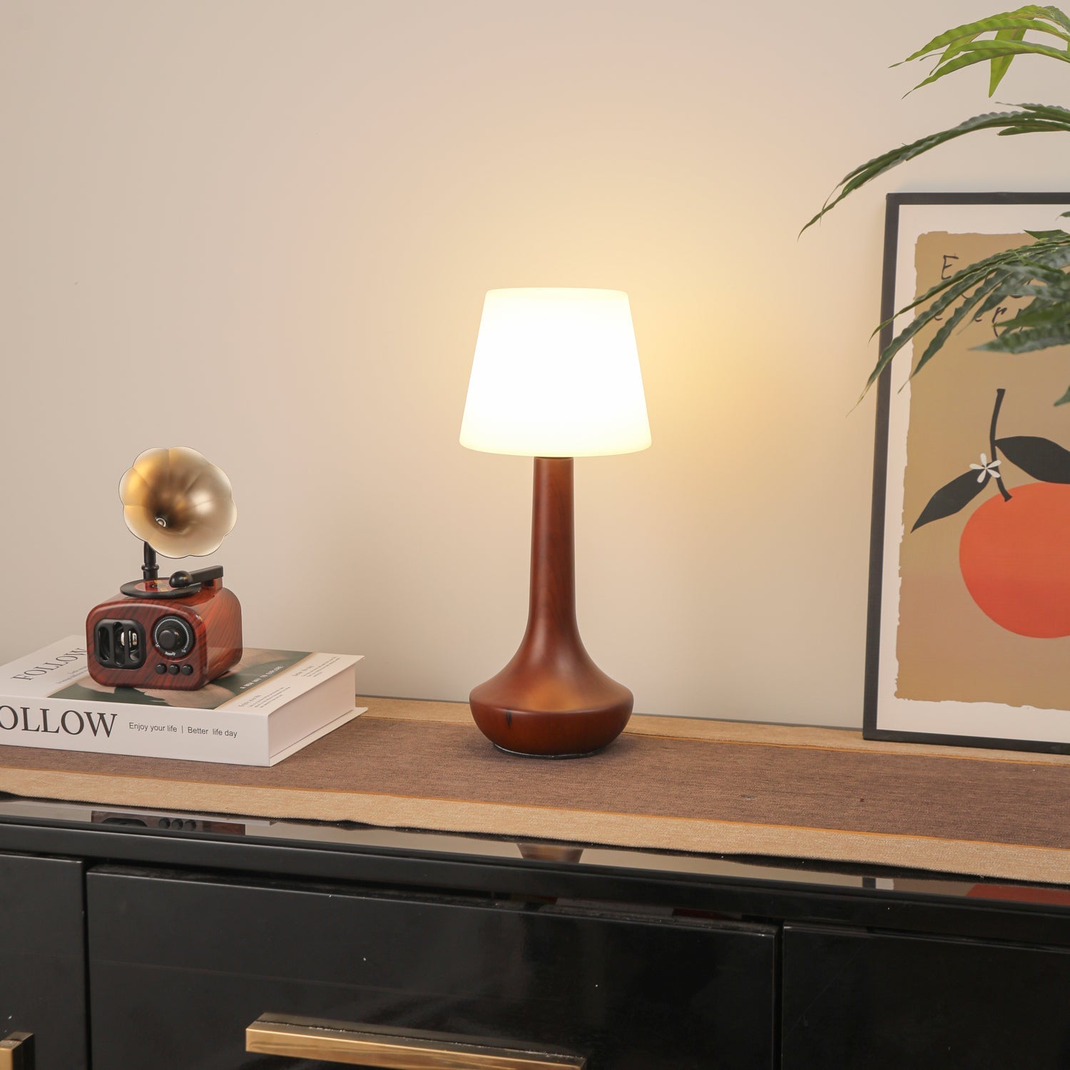 Bello Wooden Retro Table Lamp - Letslighting