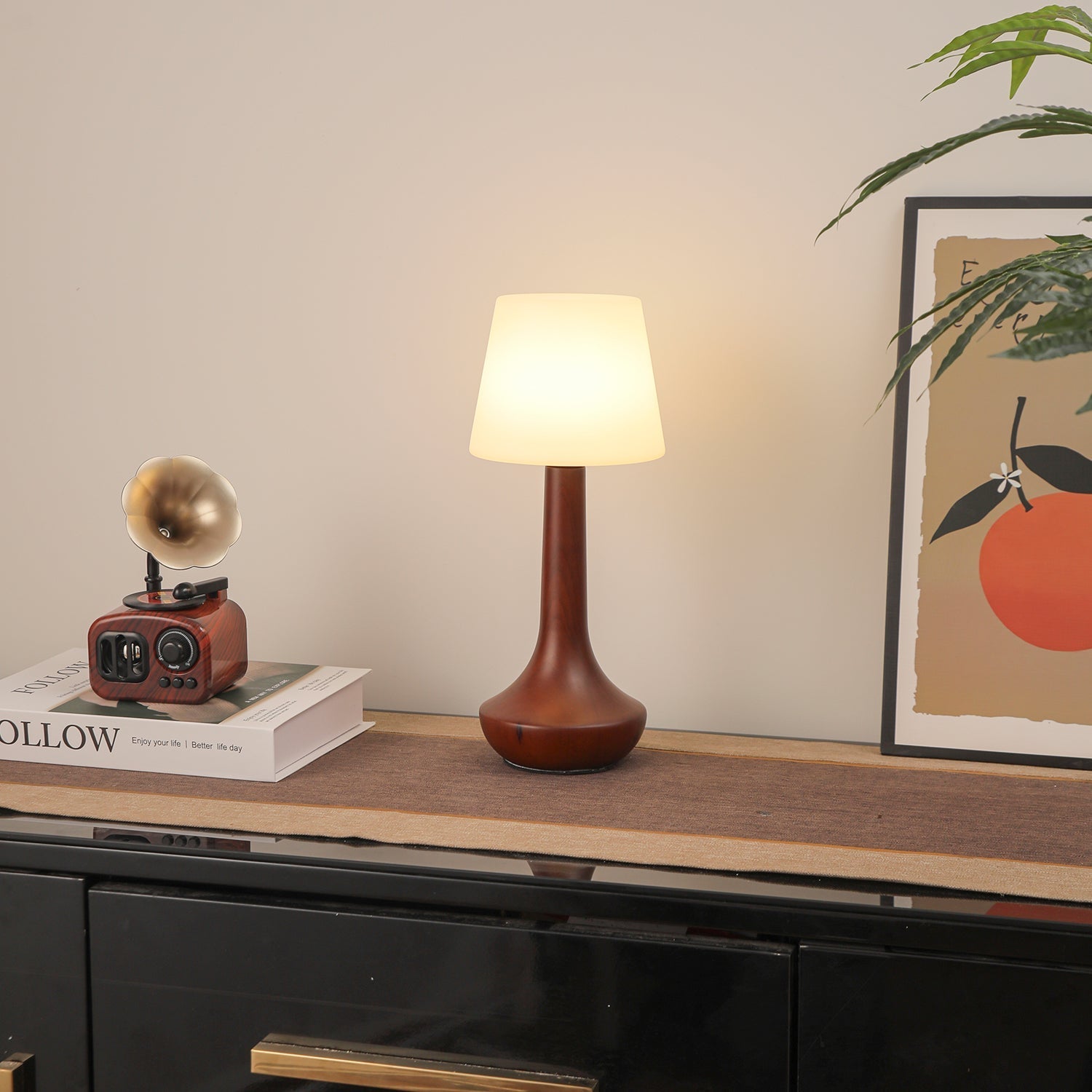 Bello Wooden Retro Table Lamp - Letslighting