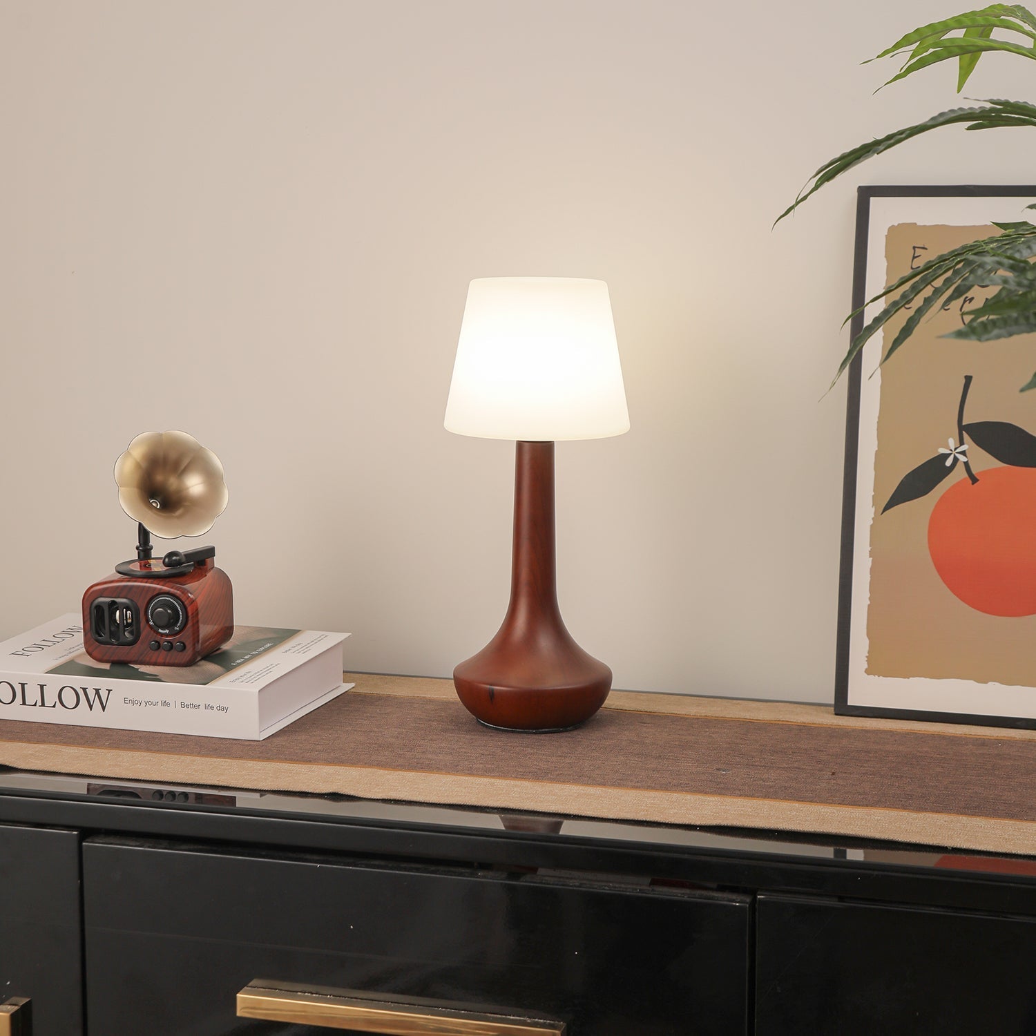 Bello Wooden Retro Table Lamp - Letslighting