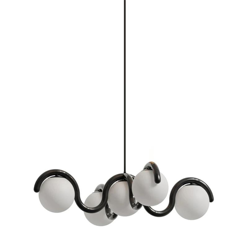 Eurvinen Creativity Elegance Art Brass Glass Chandelier - Letslighting