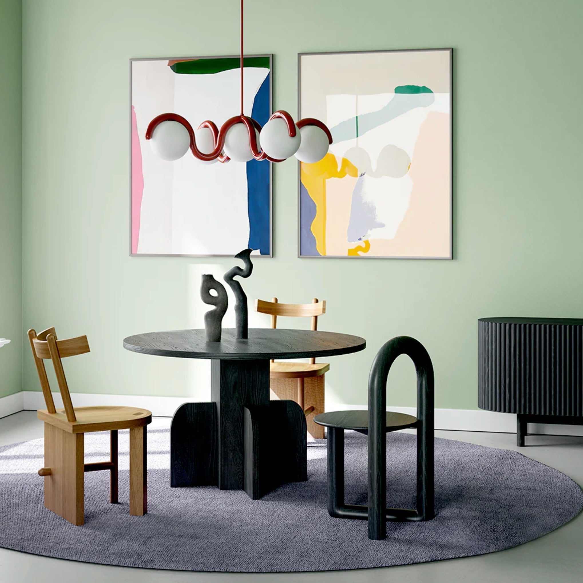 Eurvinen Creativity Elegance Art Brass Glass Chandelier - Letslighting