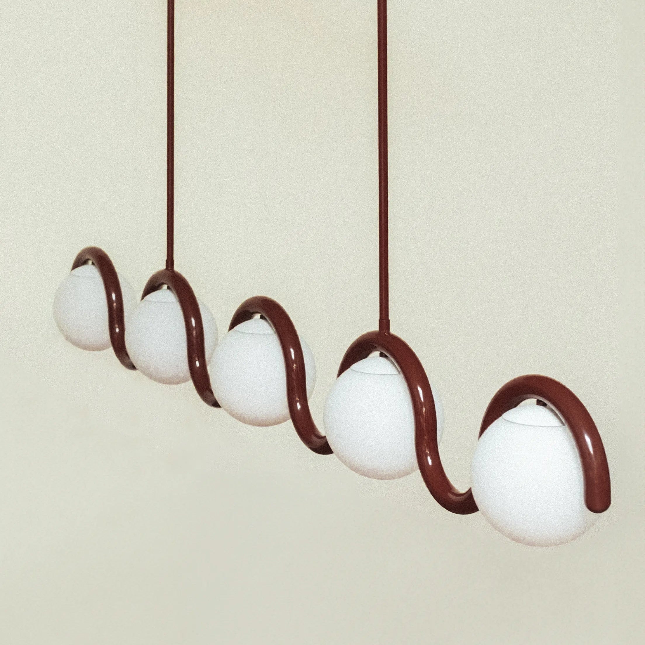 Citheis Individual Creativity Linear Glass Chandelier - Letslighting