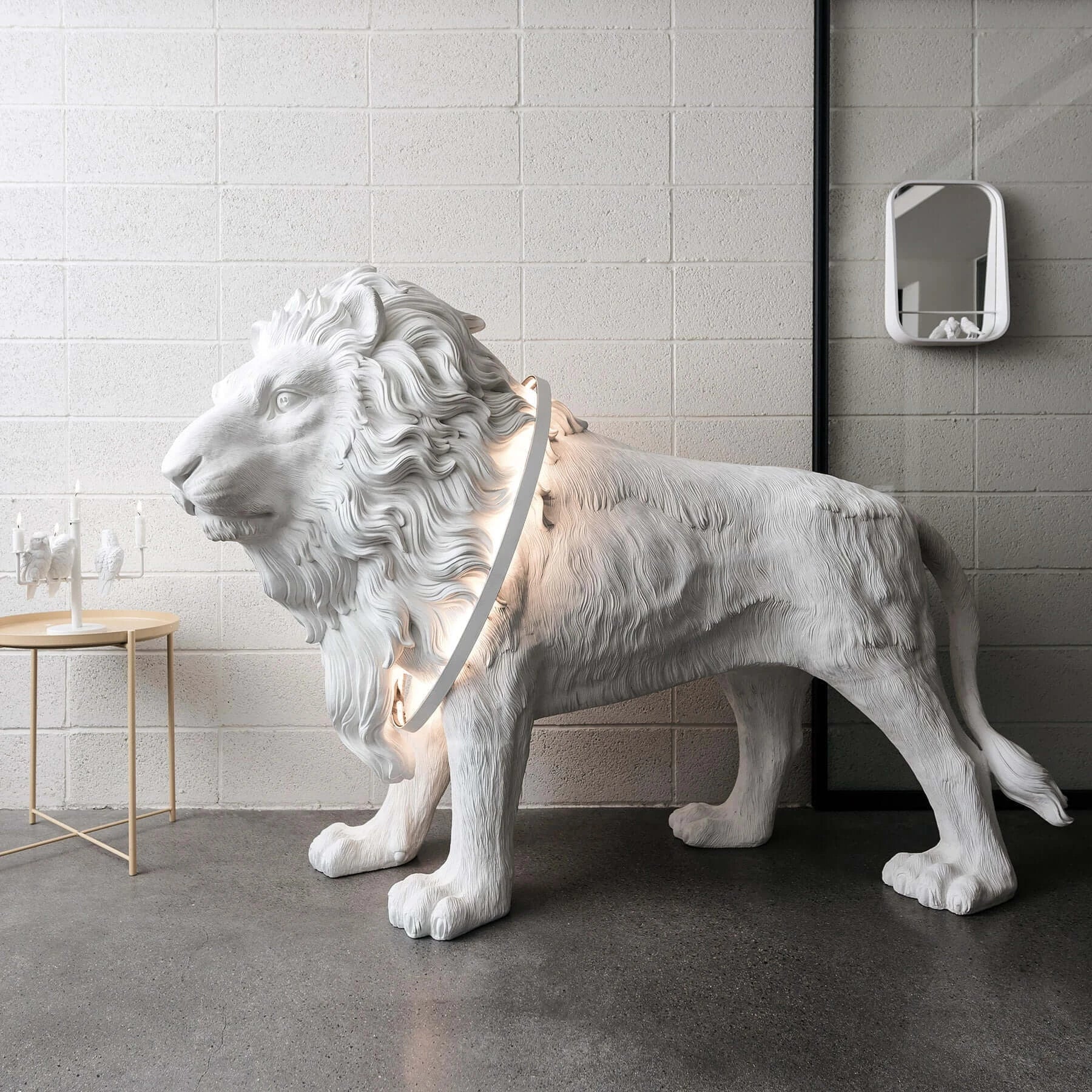 Ivsorila Lion Sculpture Floor Lamp - Letslighting
