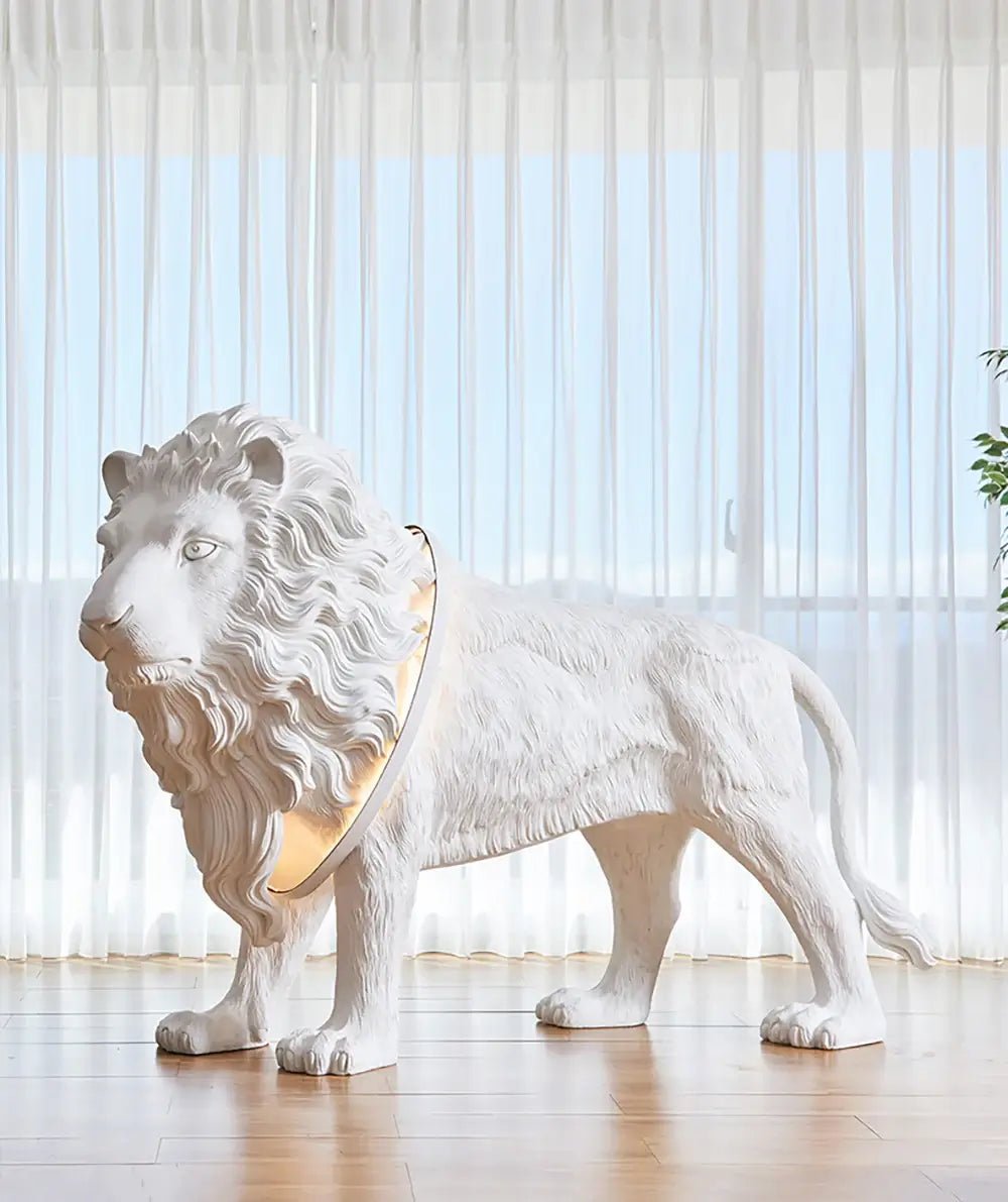 Ivsorila Lion Sculpture Floor Lamp - Letslighting