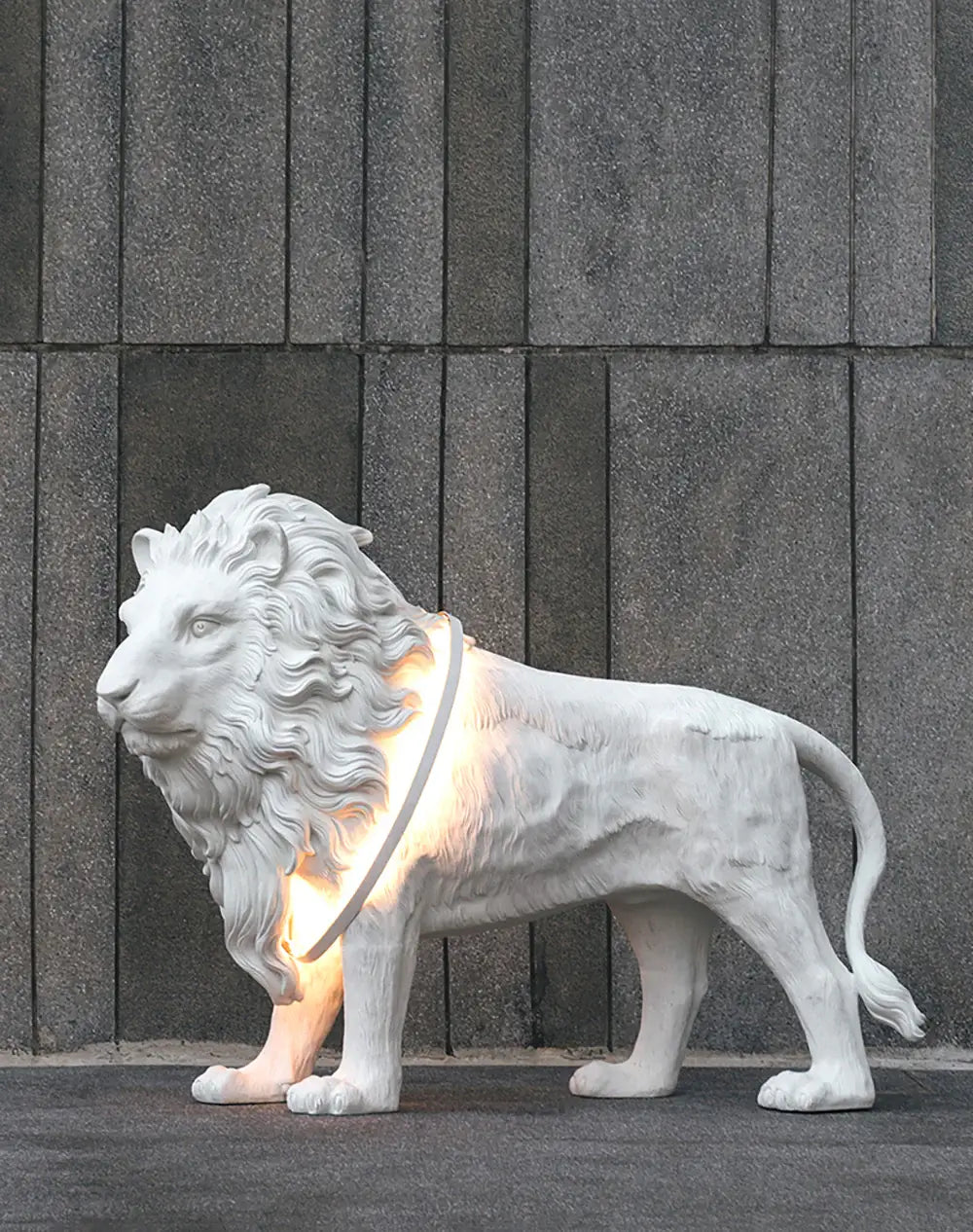 Ivsorila Lion Sculpture Floor Lamp - Letslighting