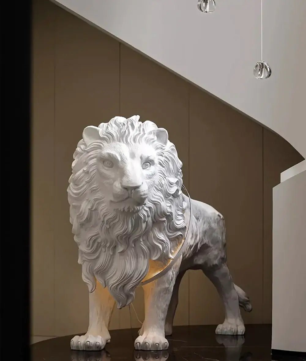Ivsorila Lion Sculpture Floor Lamp - Letslighting