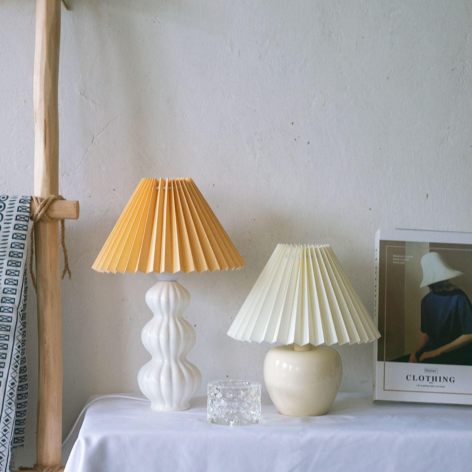 Serena Vintage Fabric Table lamp - Letslighting